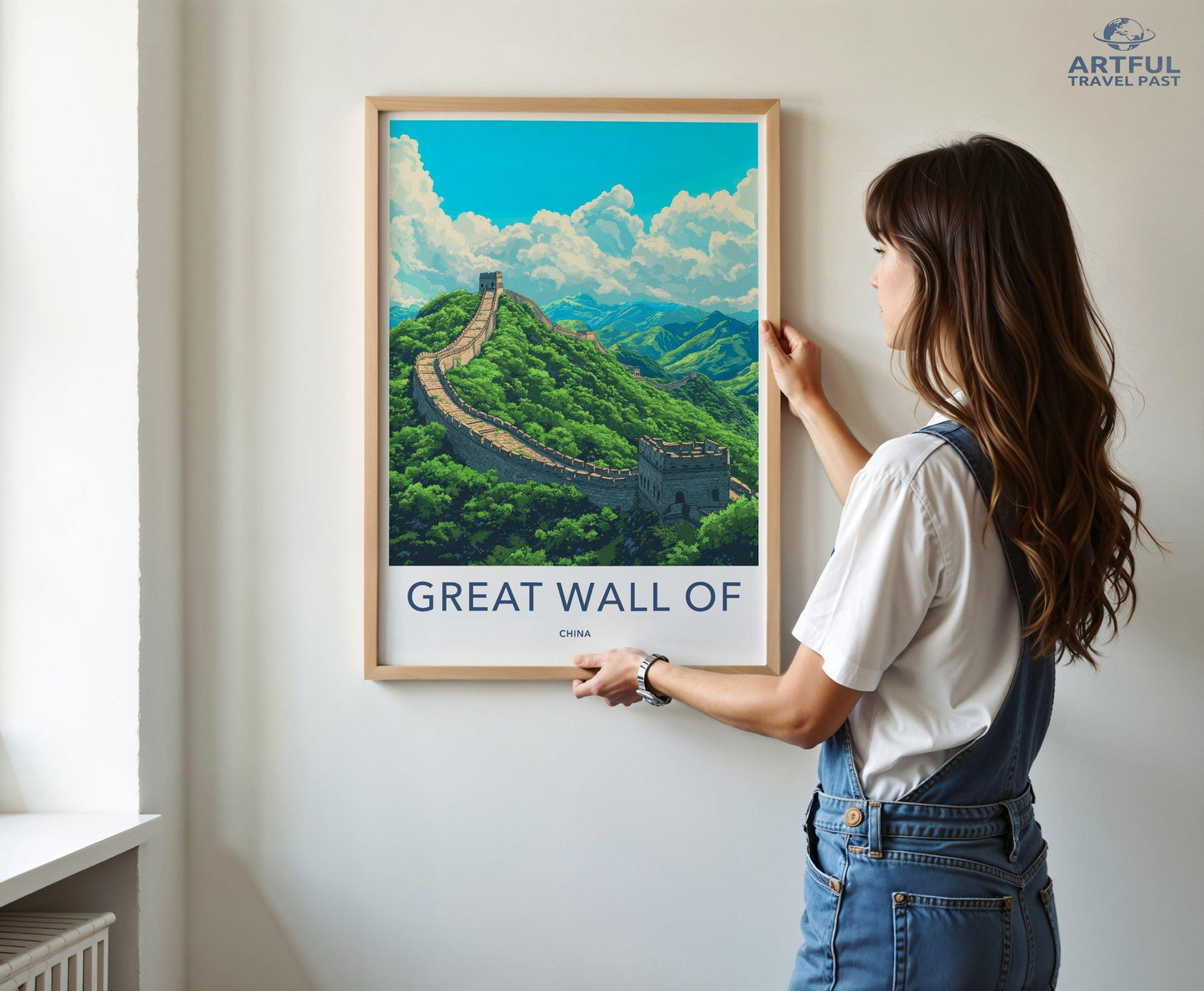 Great Wall of China Poster | China Wall Art | Asia Decor