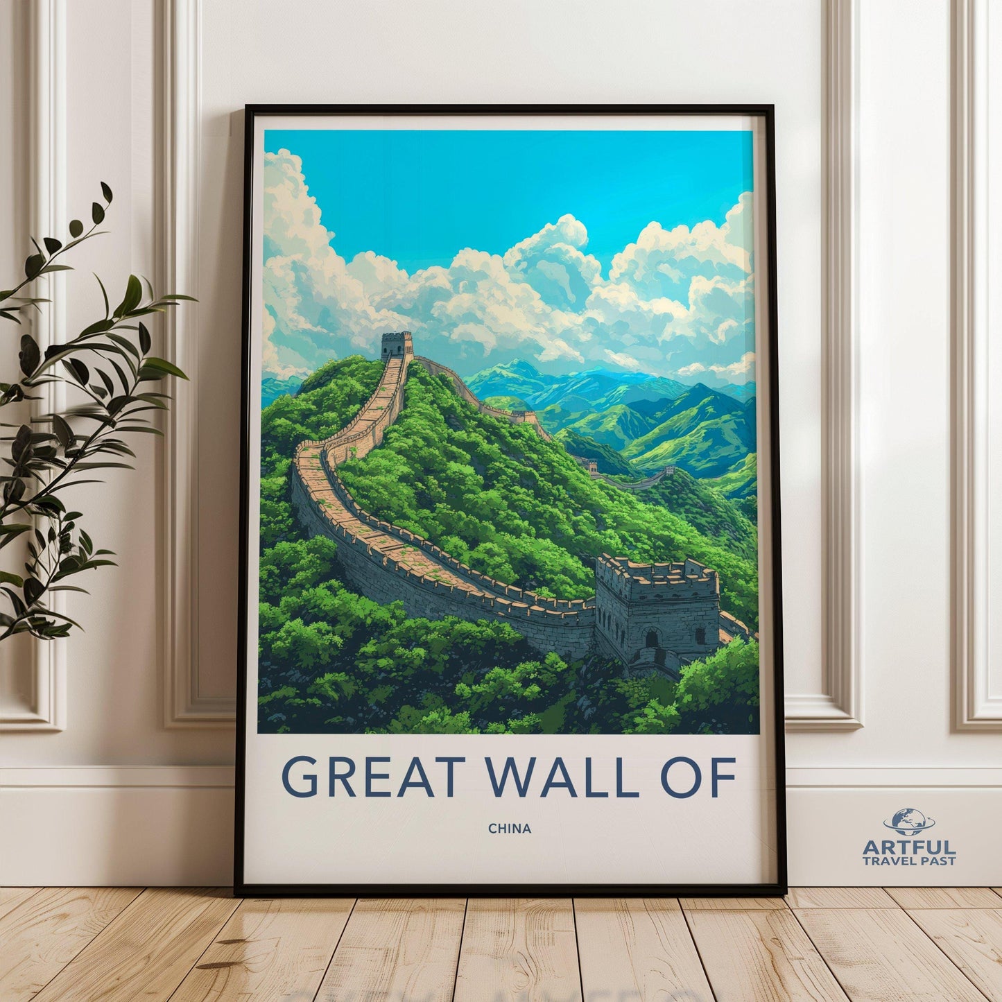 Great Wall of China Poster | China Wall Art | Asia Decor