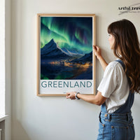 Greenland Poster - Aurora Borealis