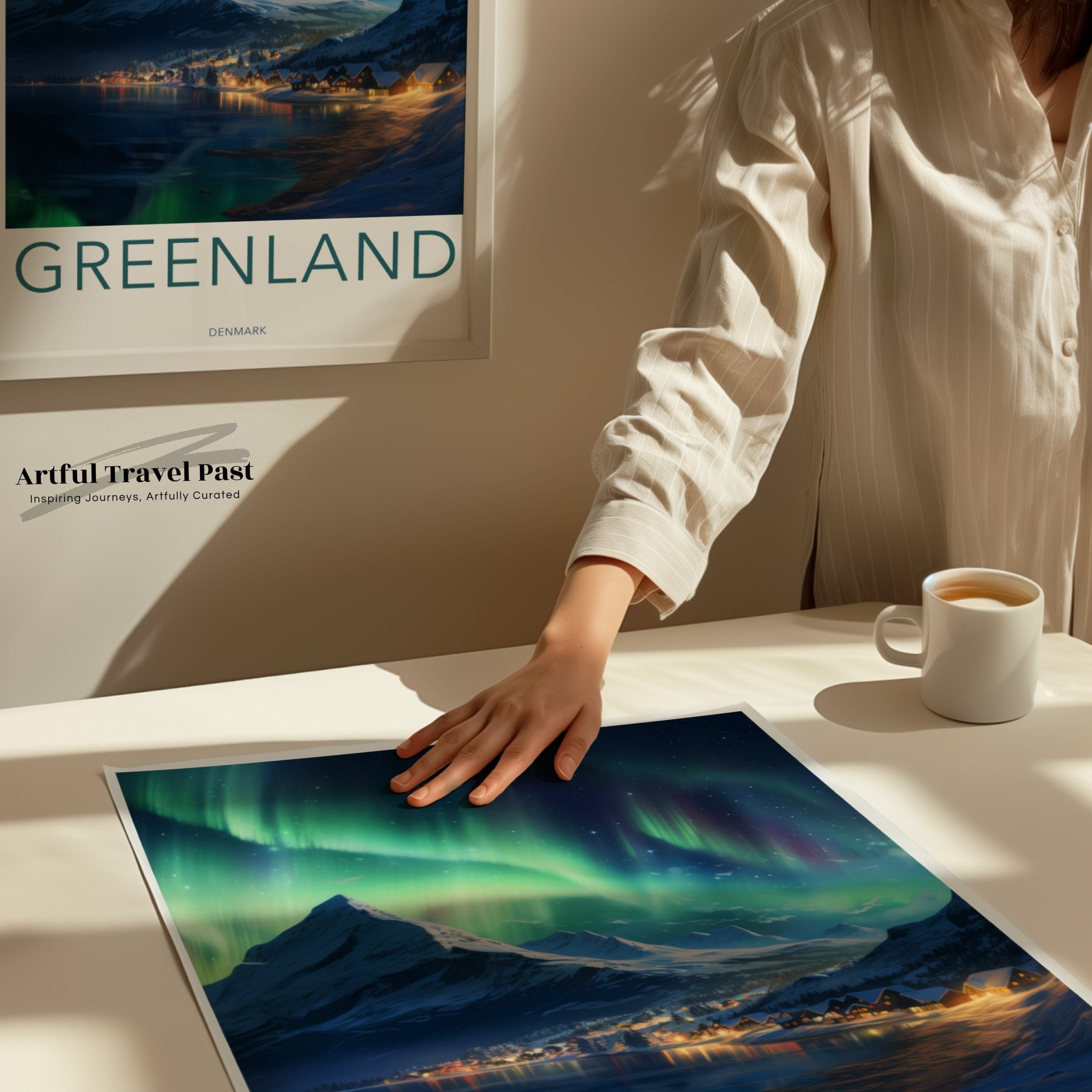 Greenland Poster - Aurora Borealis