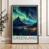 Greenland Poster - Aurora Borealis