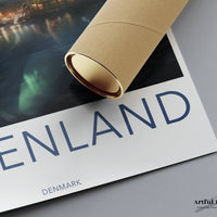Greenland Poster - Northern Lights