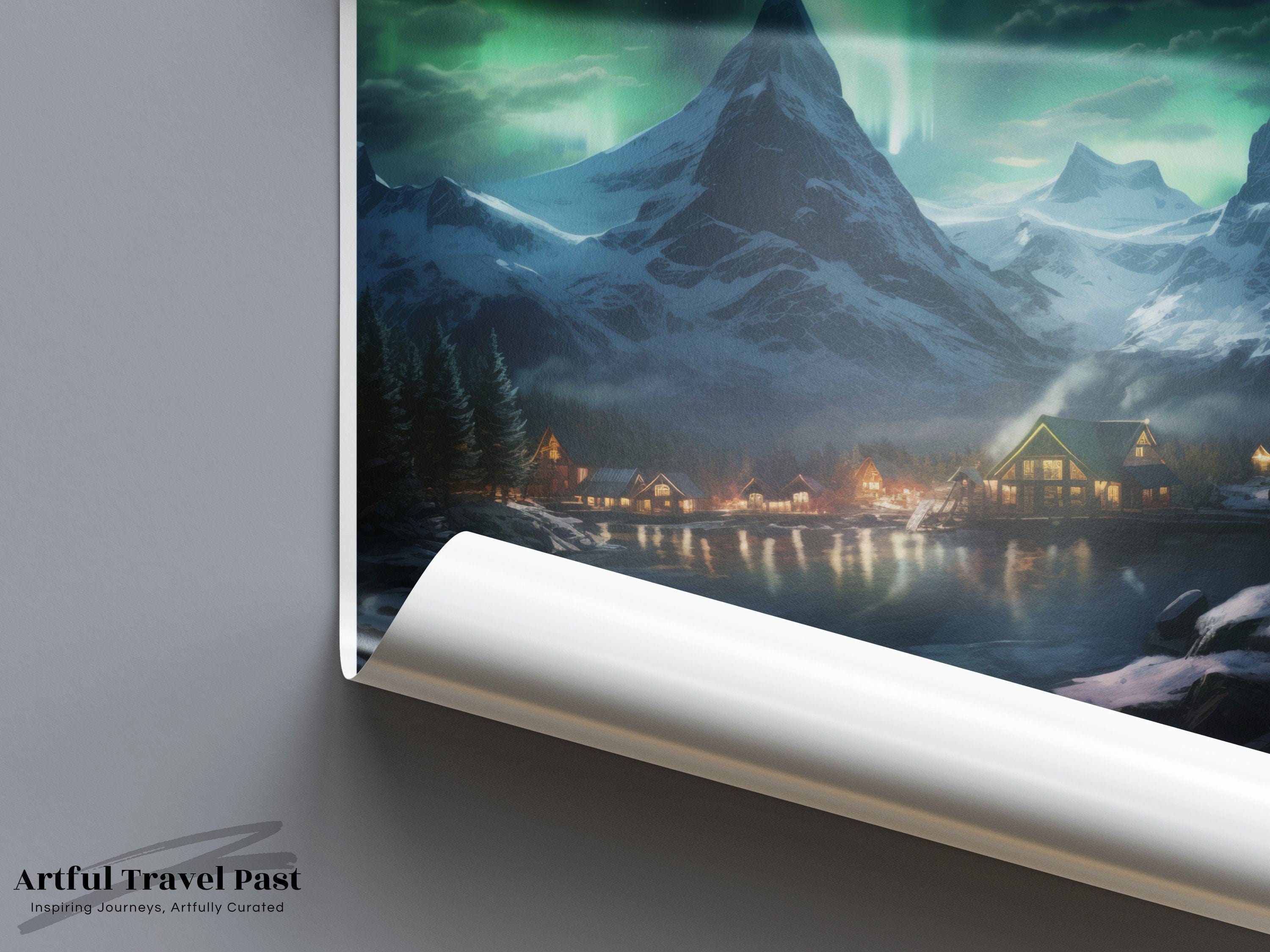 Greenland Poster - Northern Lights