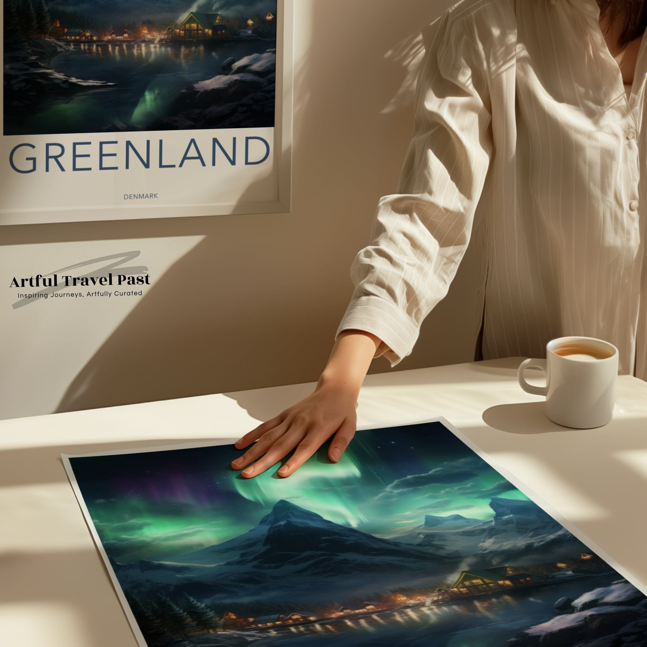 Greenland Poster - Northern Lights
