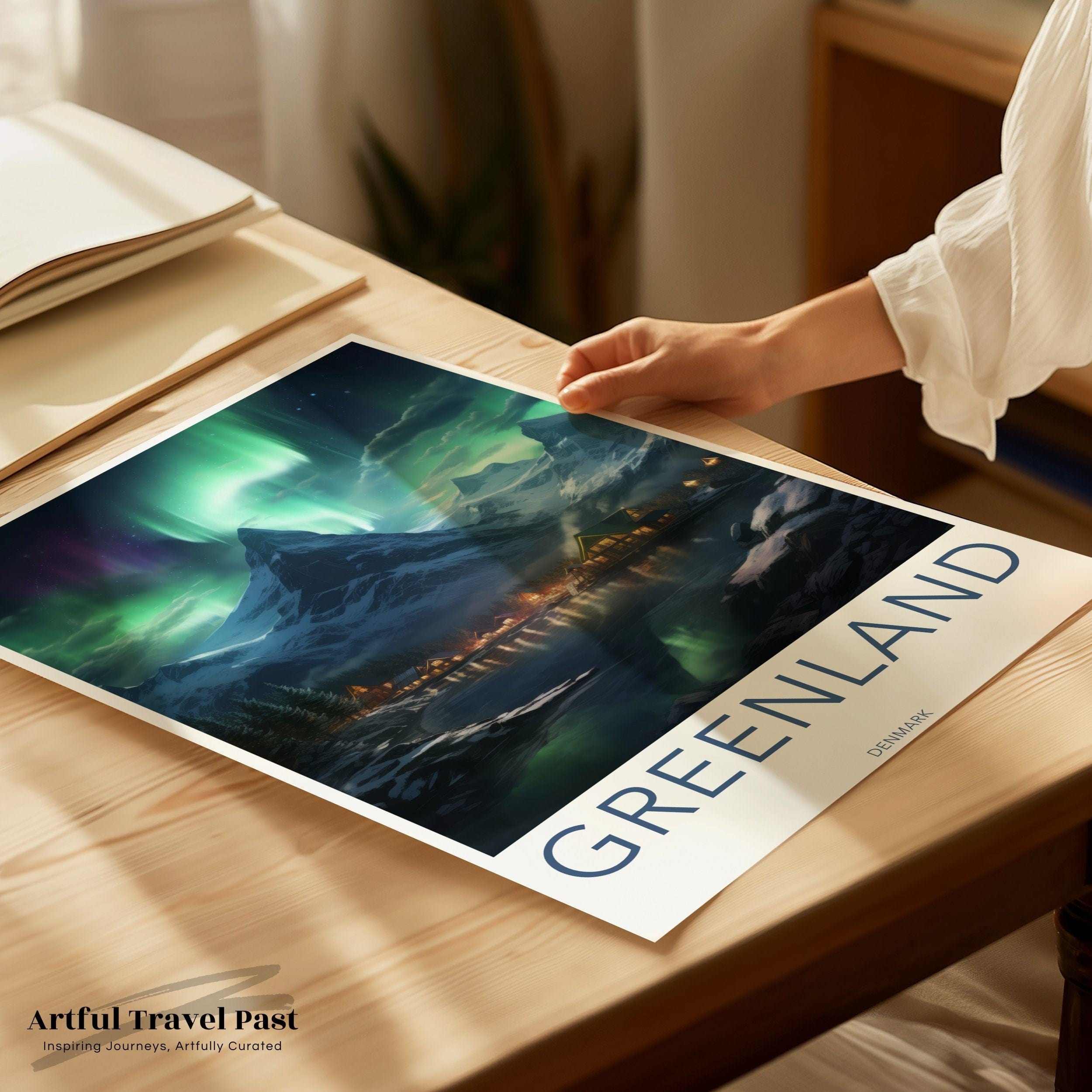 Greenland Poster - Northern Lights