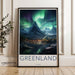 Greenland Poster - Northern Lights