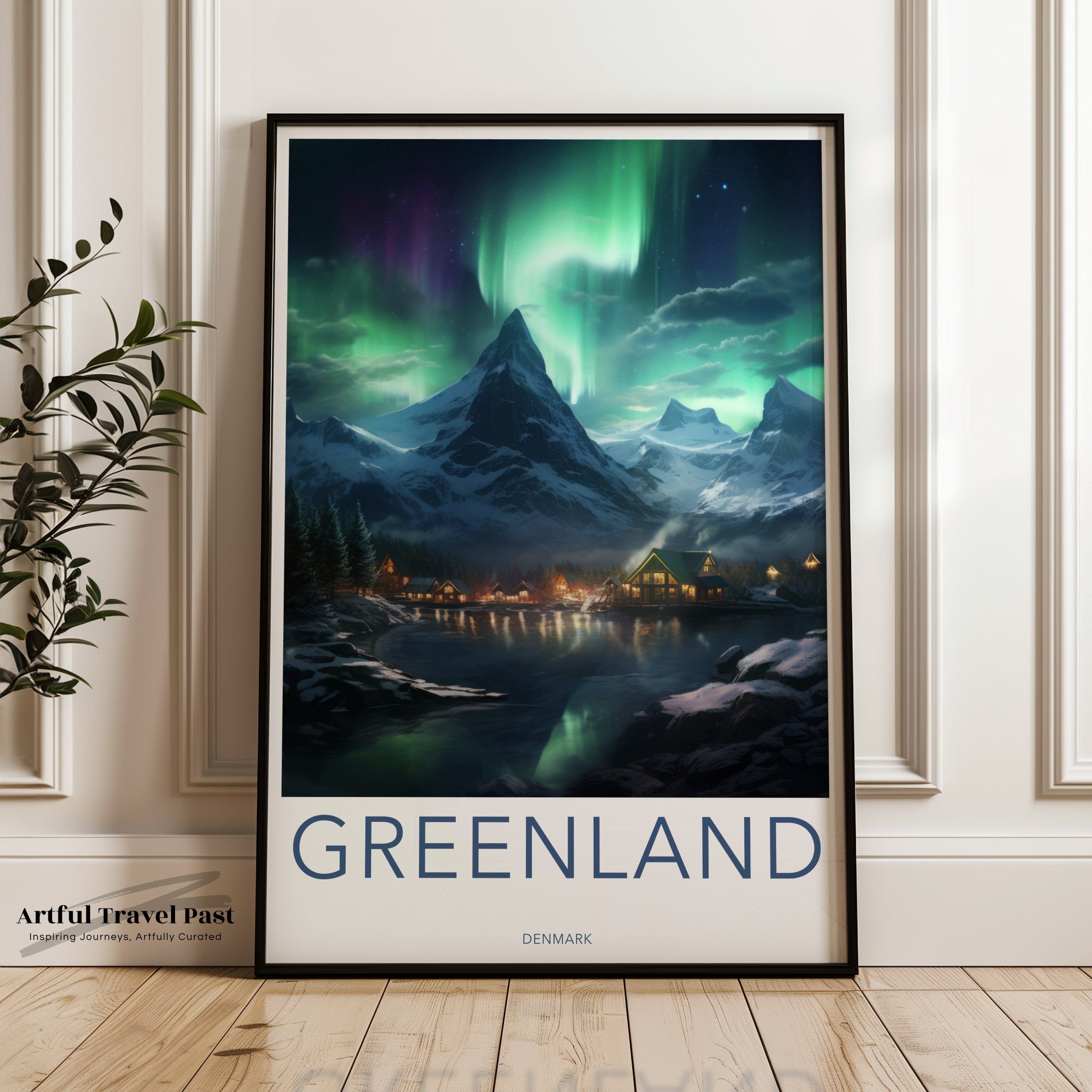 Greenland Poster - Northern Lights