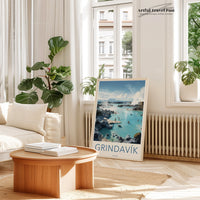 Grindavik Poster - Iceland Wall Art