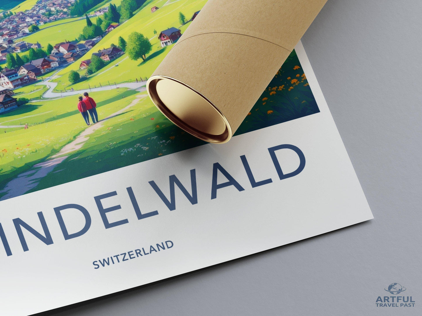 Grindelwald Poster - Switzerland Wall Art