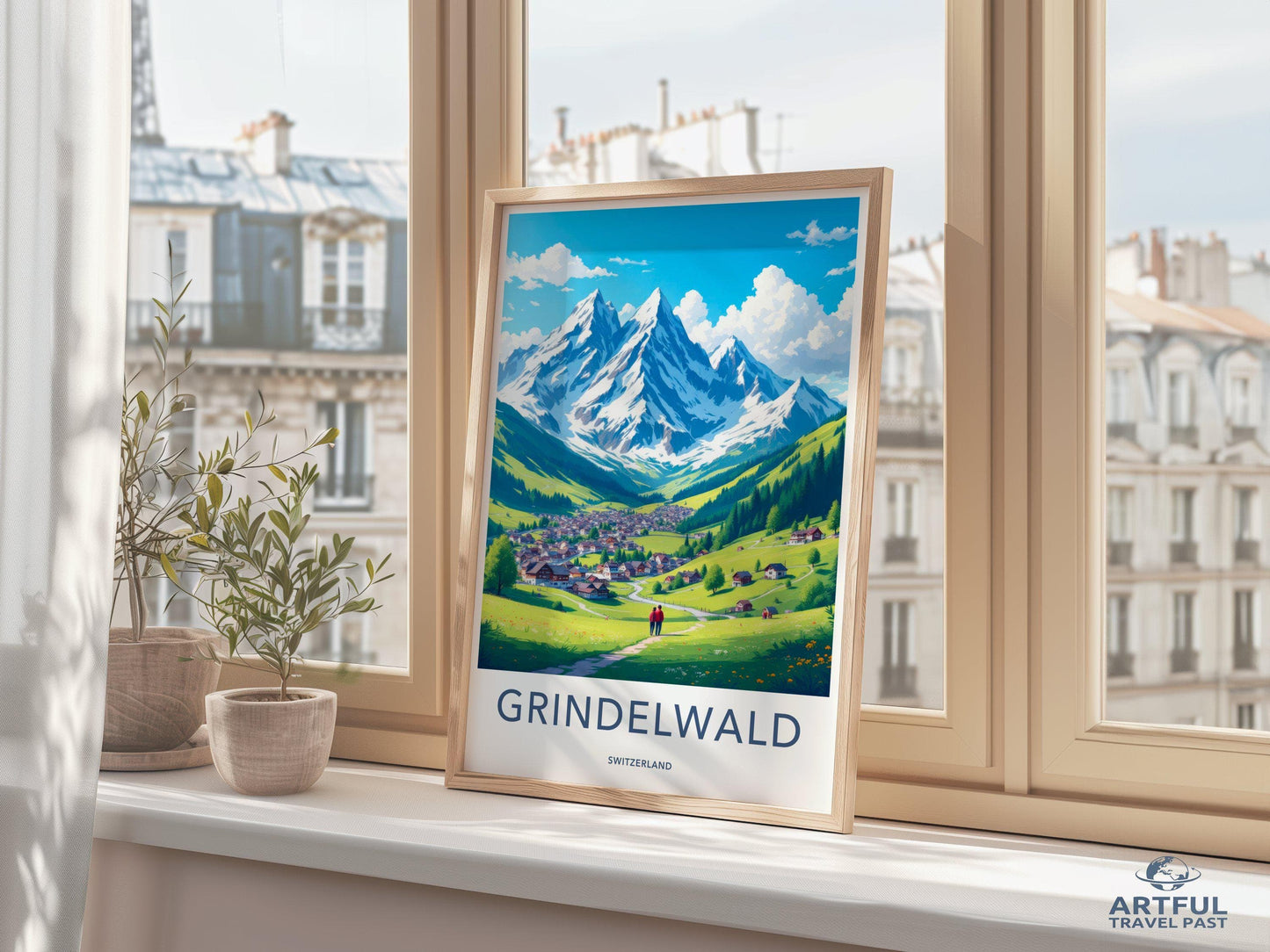 Grindelwald Poster - Switzerland Wall Art