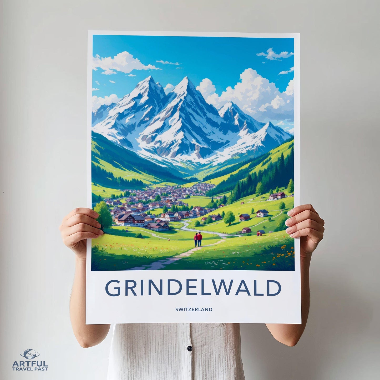 Grindelwald Poster - Switzerland Wall Art
