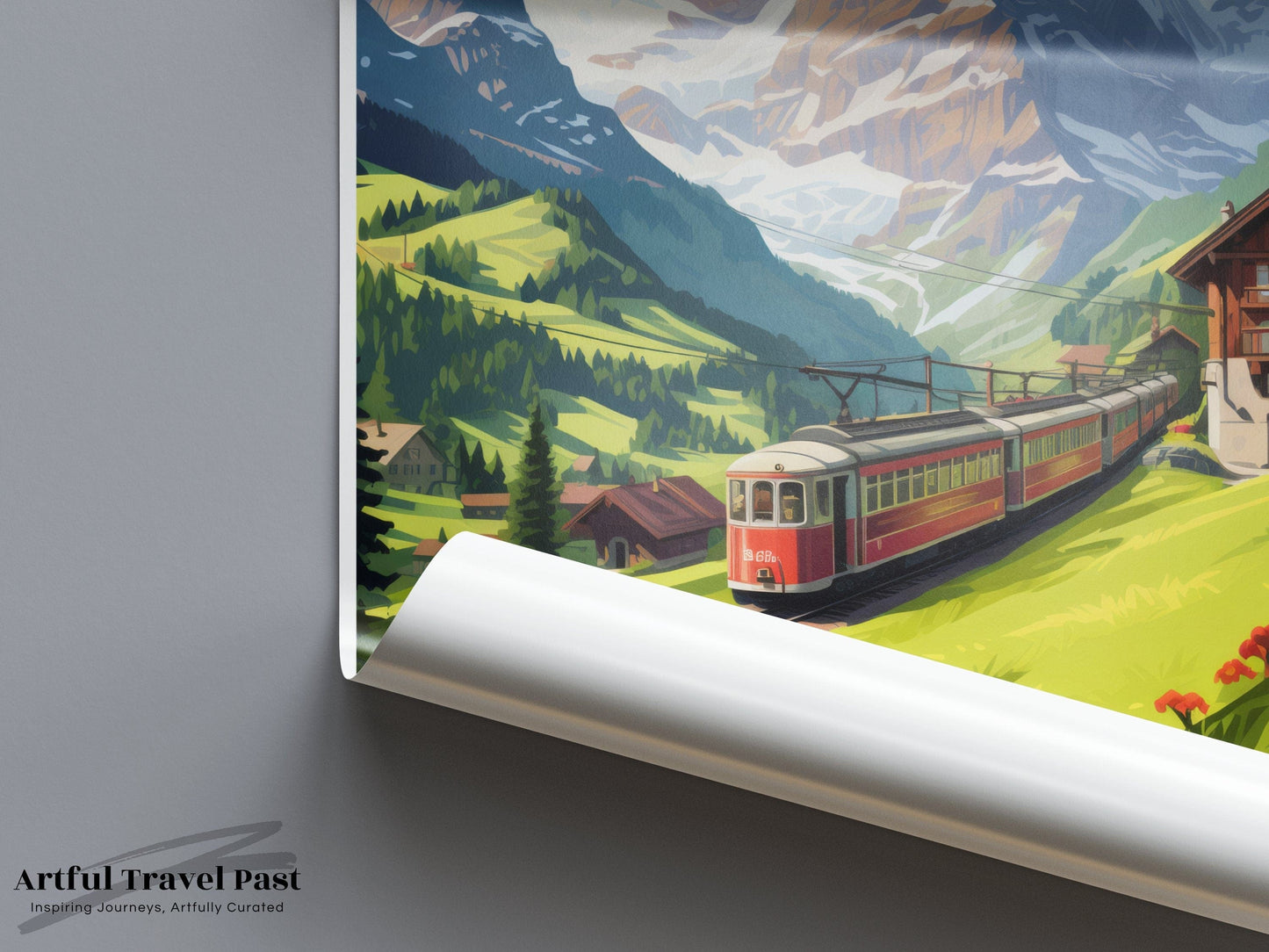 Grindelwald Poster - Switzerland Wall Art