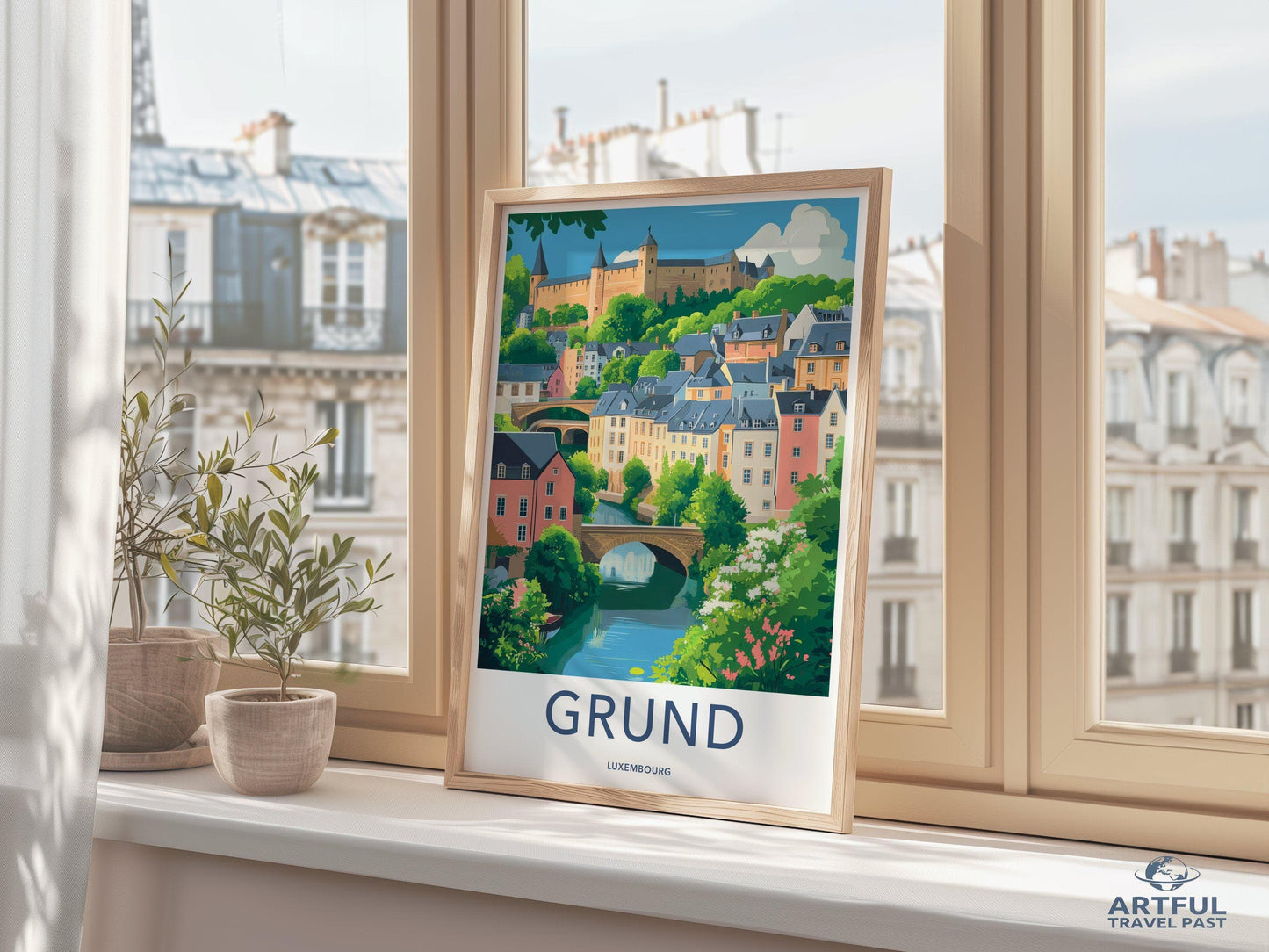 Grund Poster - Luxembourg Wall Art