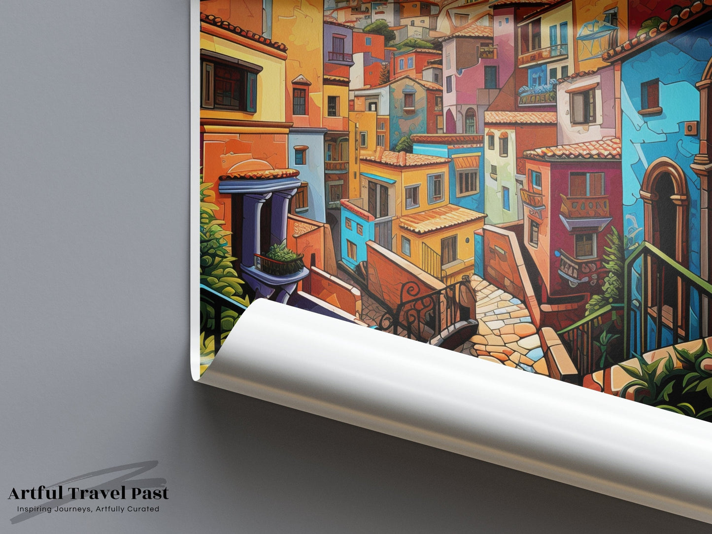 Guanajuato Poster | Mexico Wall Art | North America Decor
