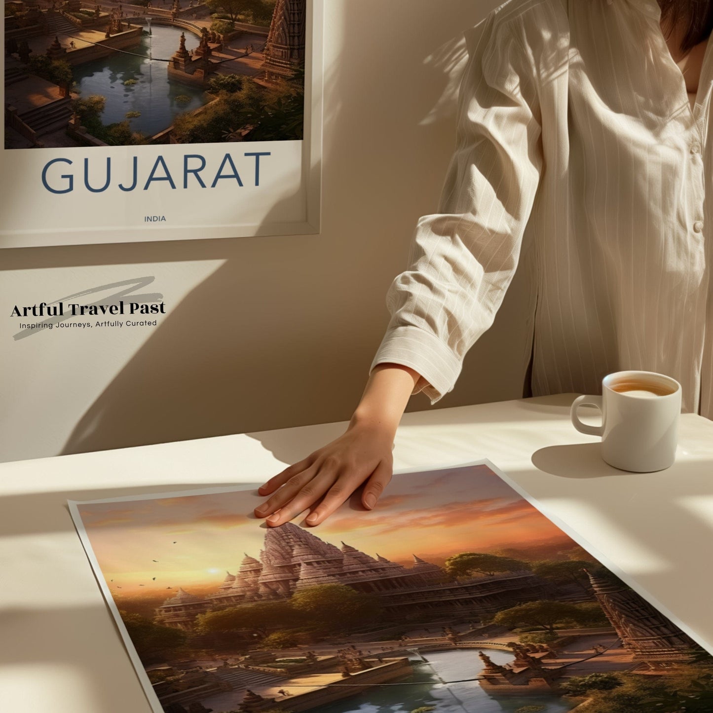 Gujarat Poster | Gujarat Wall Art | India Decor