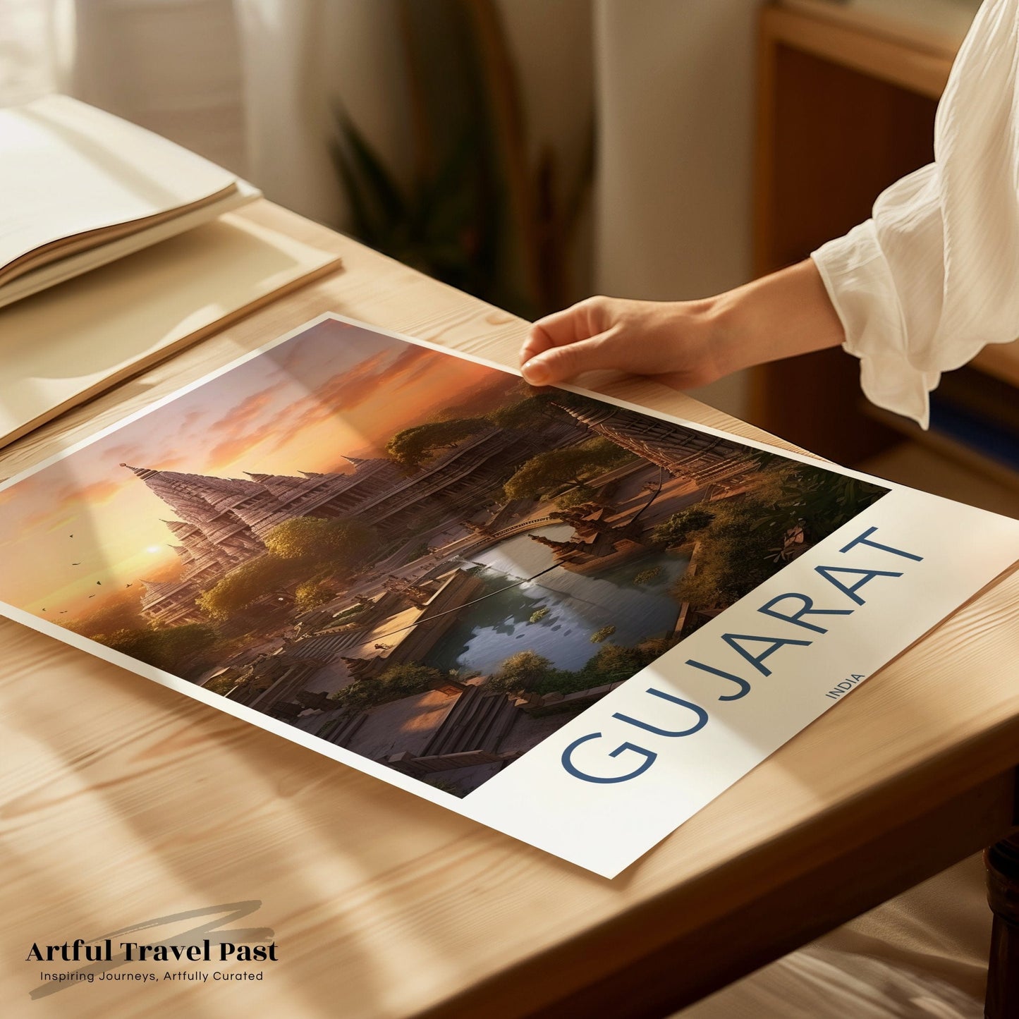 Gujarat Poster | Gujarat Wall Art | India Decor
