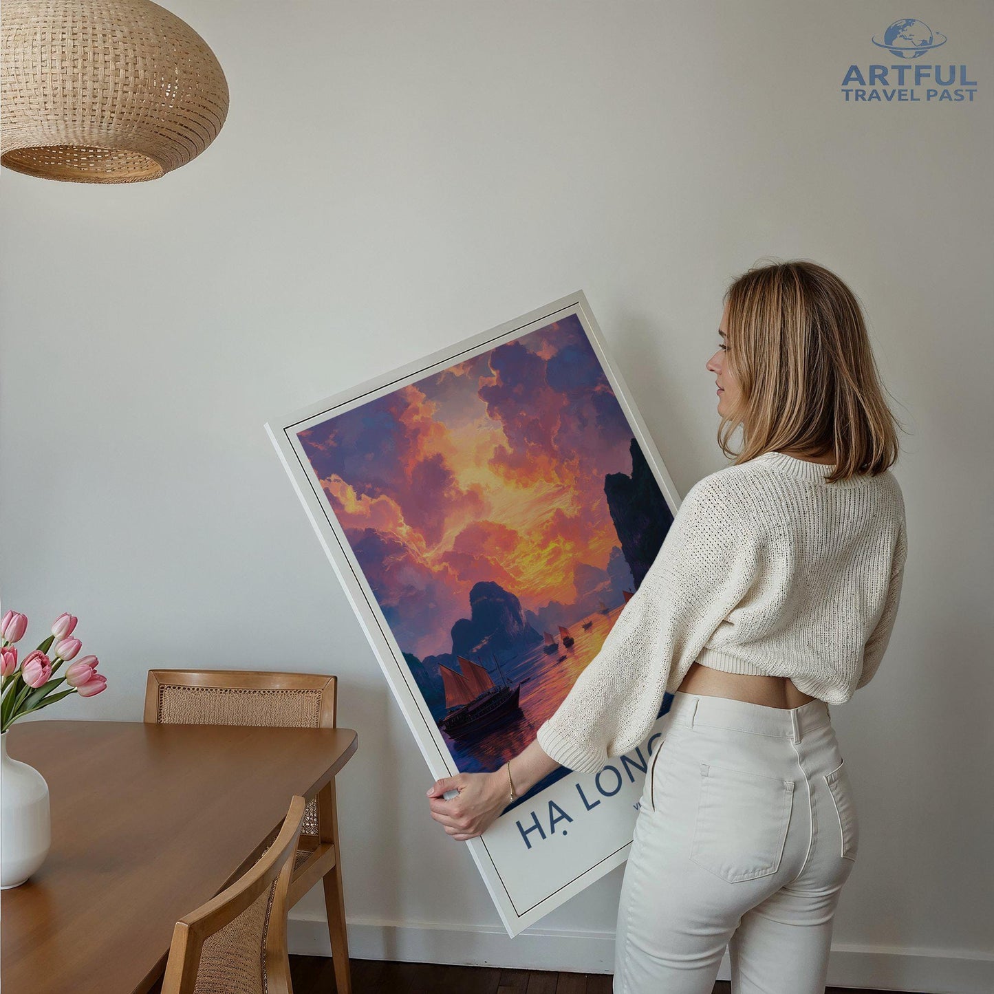 Ha Long Bay Poster | Vietnam Wall Art | Asia Decor
