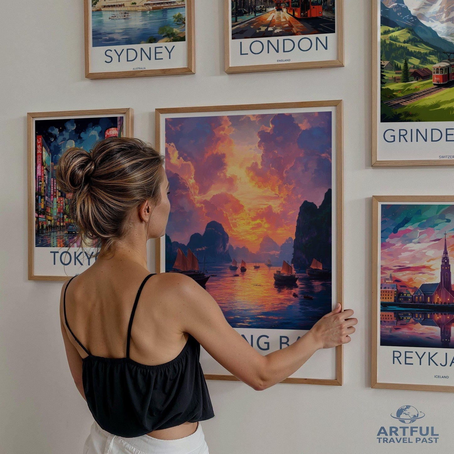 Ha Long Bay Poster | Vietnam Wall Art | Asia Decor