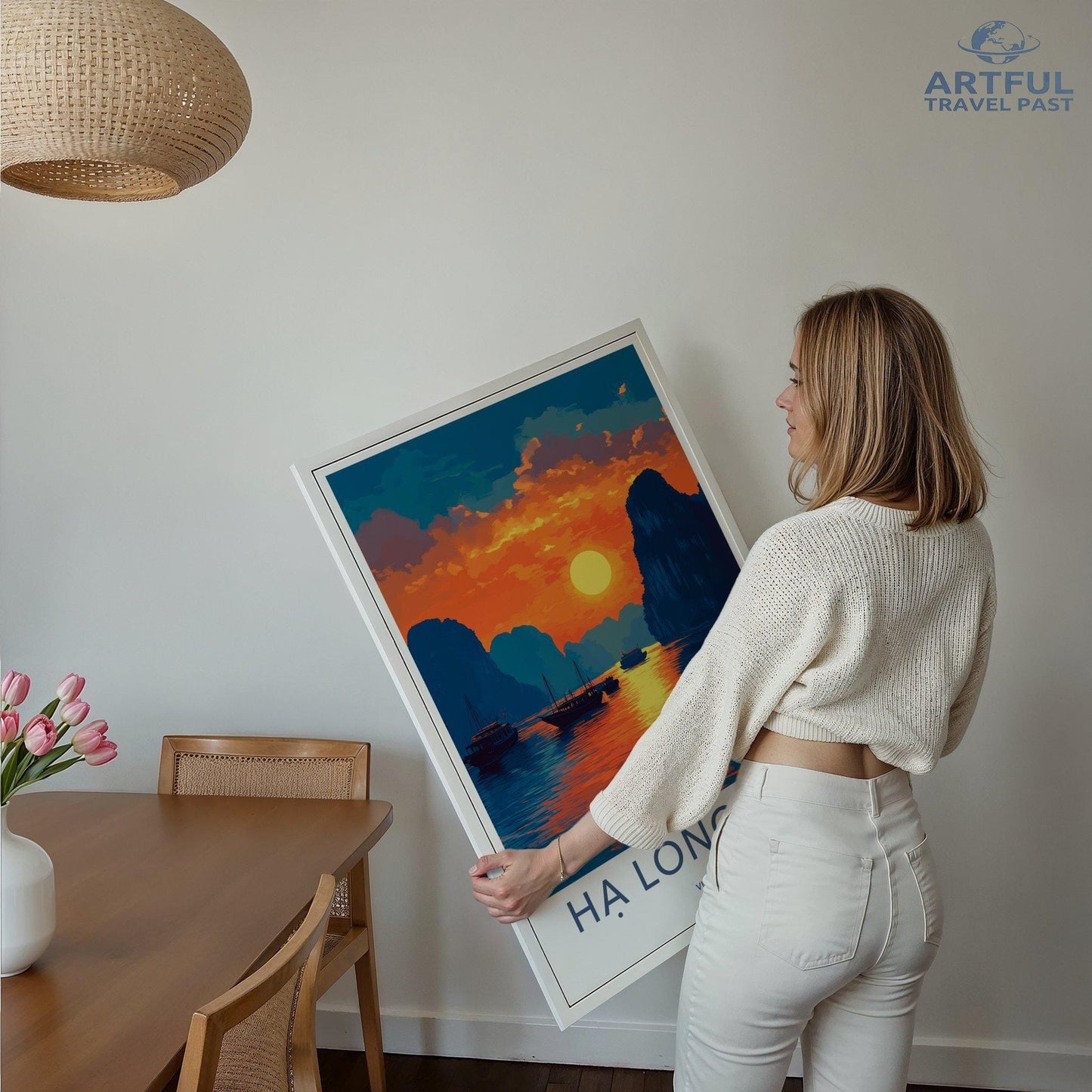Ha Long Bay Poster | Vietnam Wall Art | Asia Decor