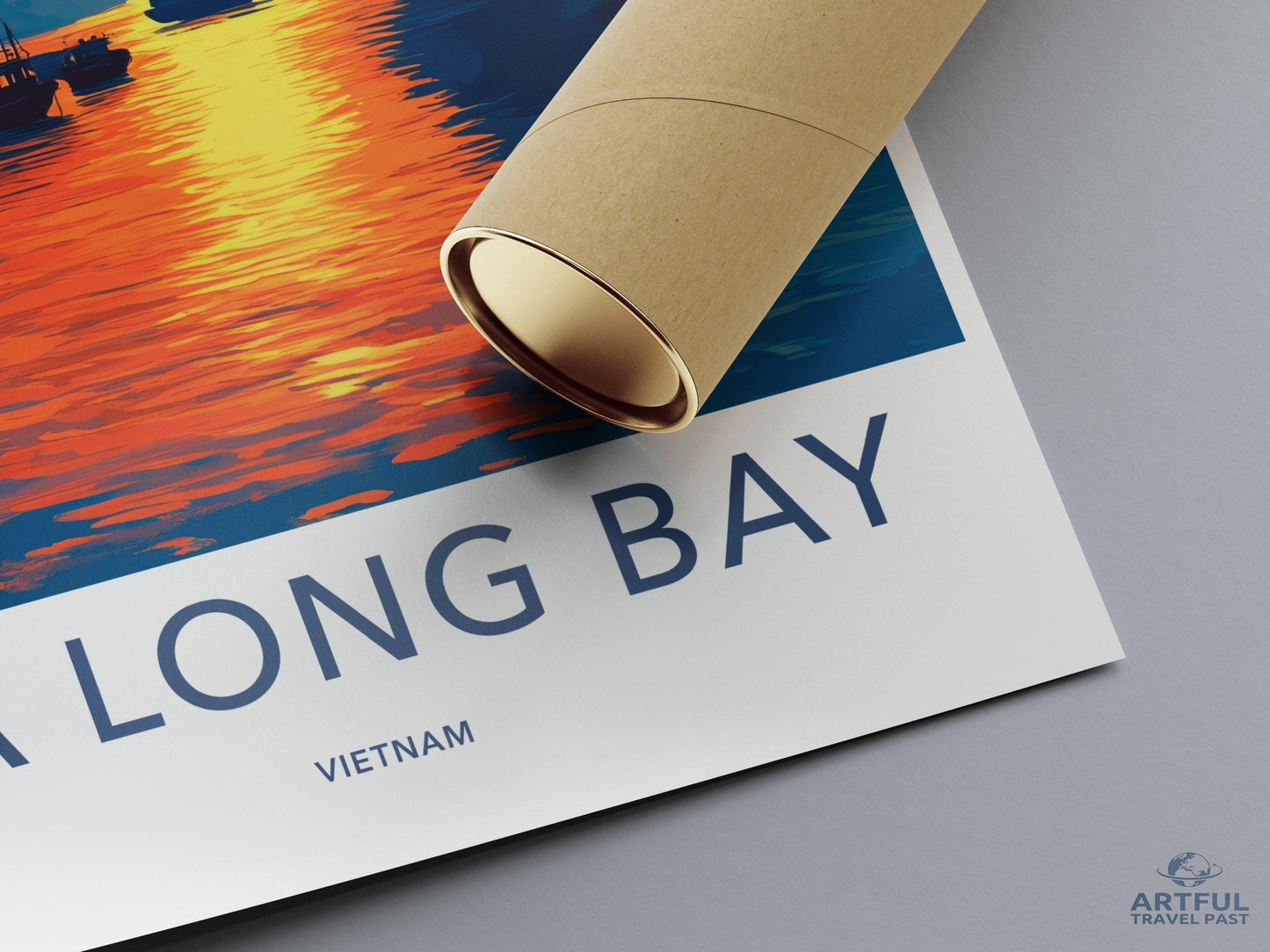 Ha Long Bay Poster | Vietnam Wall Art | Asia Decor