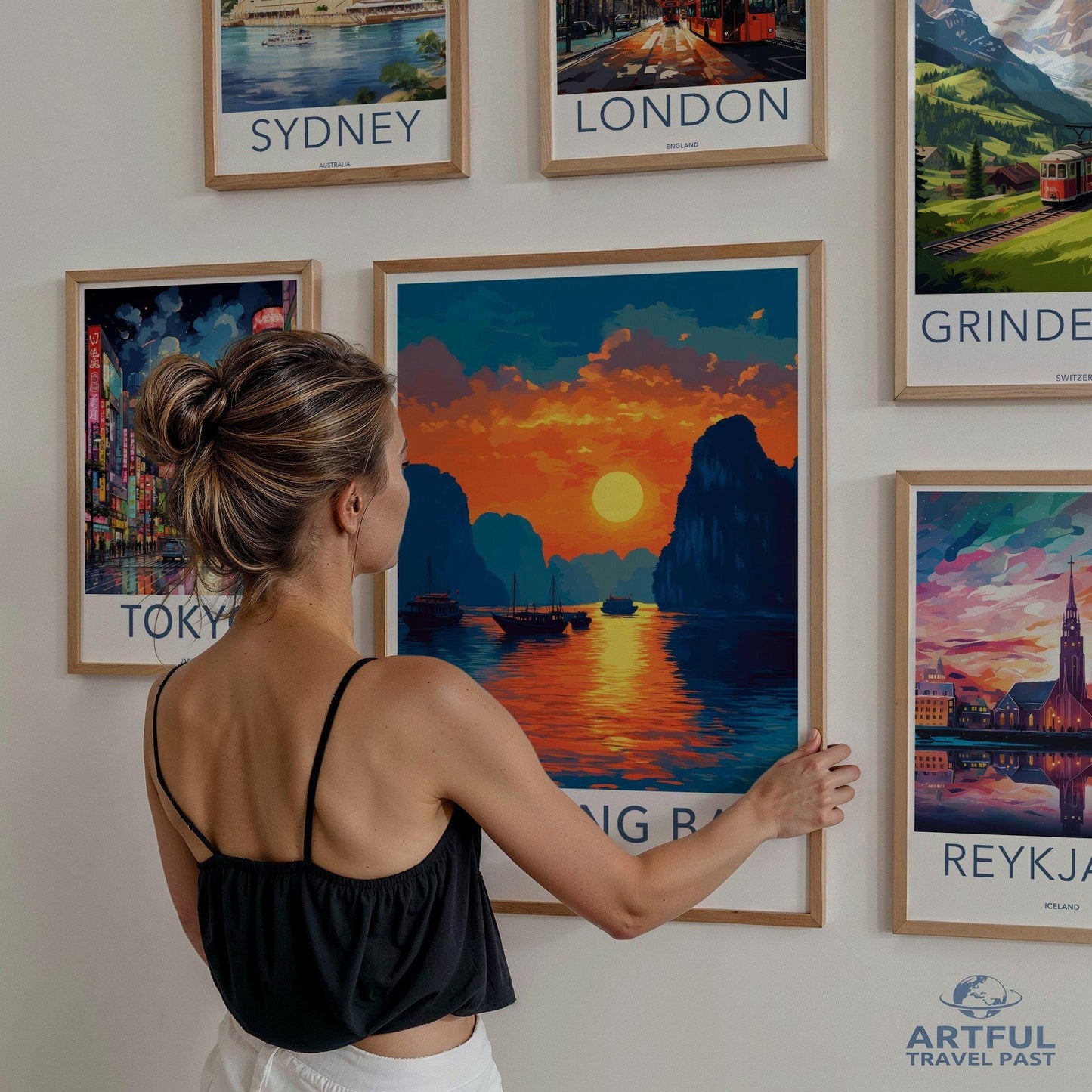 Ha Long Bay Poster | Vietnam Wall Art | Asia Decor