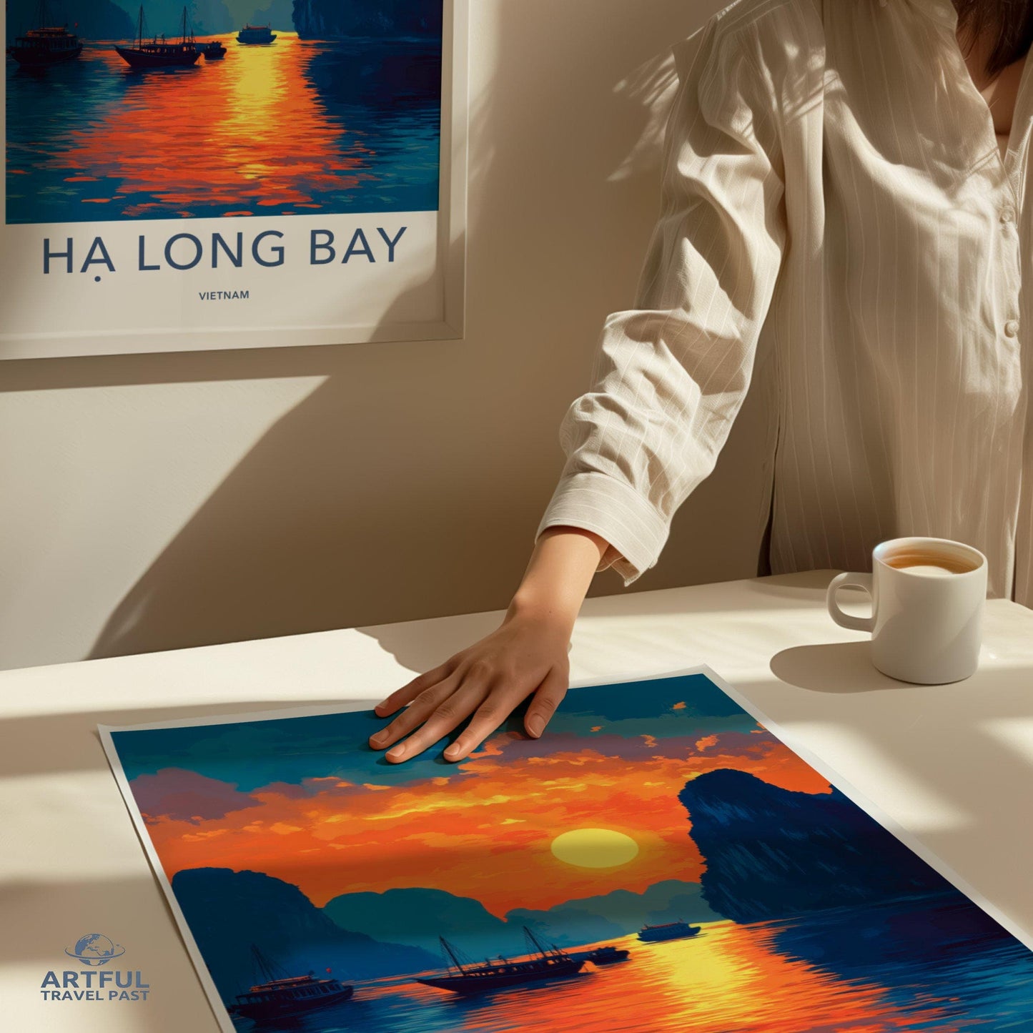 Ha Long Bay Poster | Vietnam Wall Art | Asia Decor