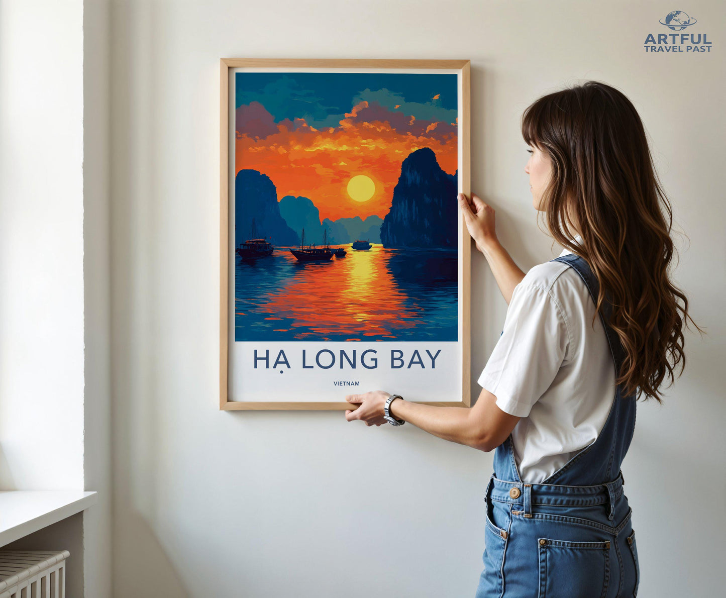 Ha Long Bay Poster | Vietnam Wall Art | Asia Decor