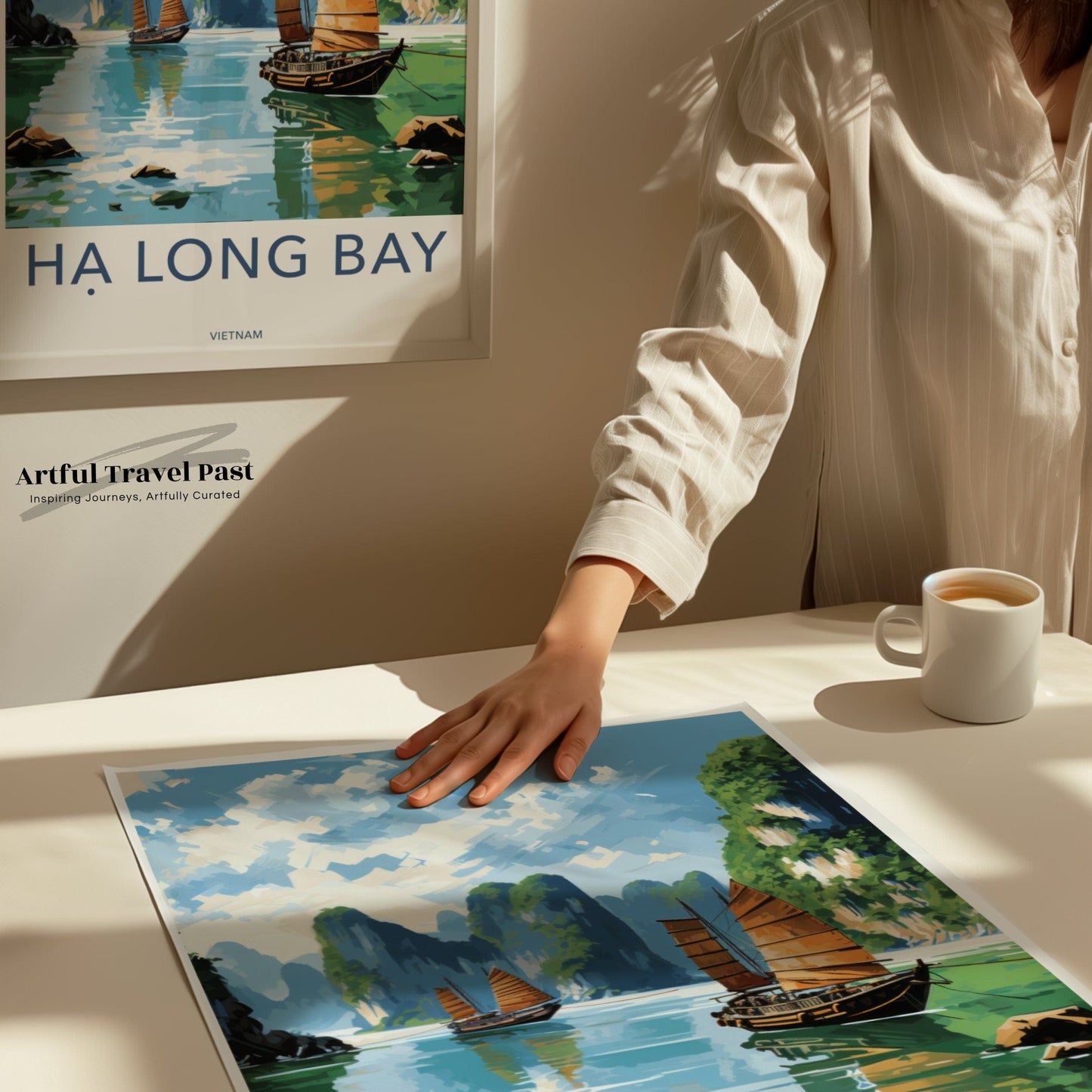 Ha Long Bay Poster | Vietnam Wall Art | Asia Decor