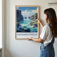 Hafnarfjörður Poster - Iceland Wall Art