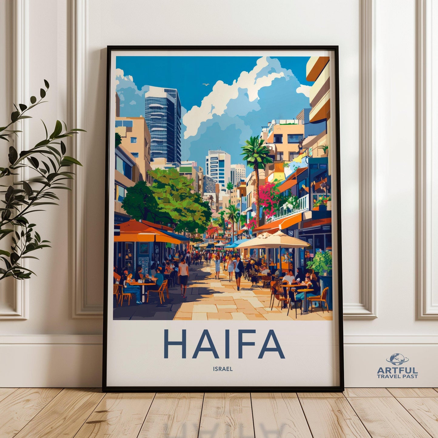 Haifa Poster - Israel Wall Art
