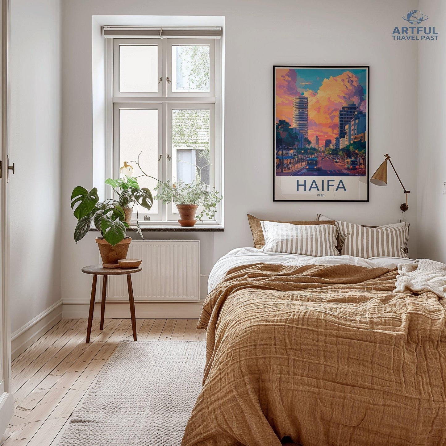 Haifa Poster | Israel Wall Art | Middle East Decor