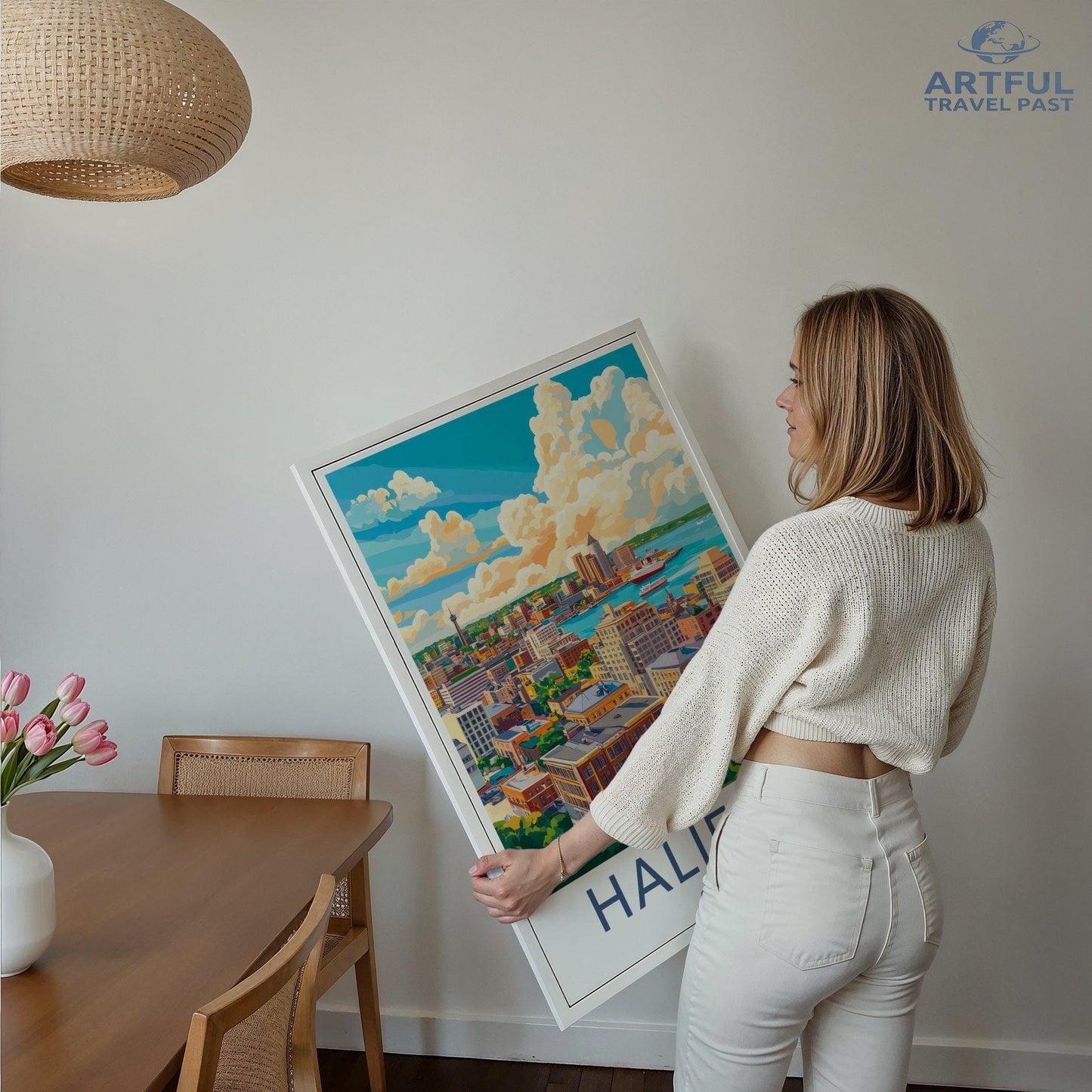 Halifax Poster | Canada Wall Art | North America Decor