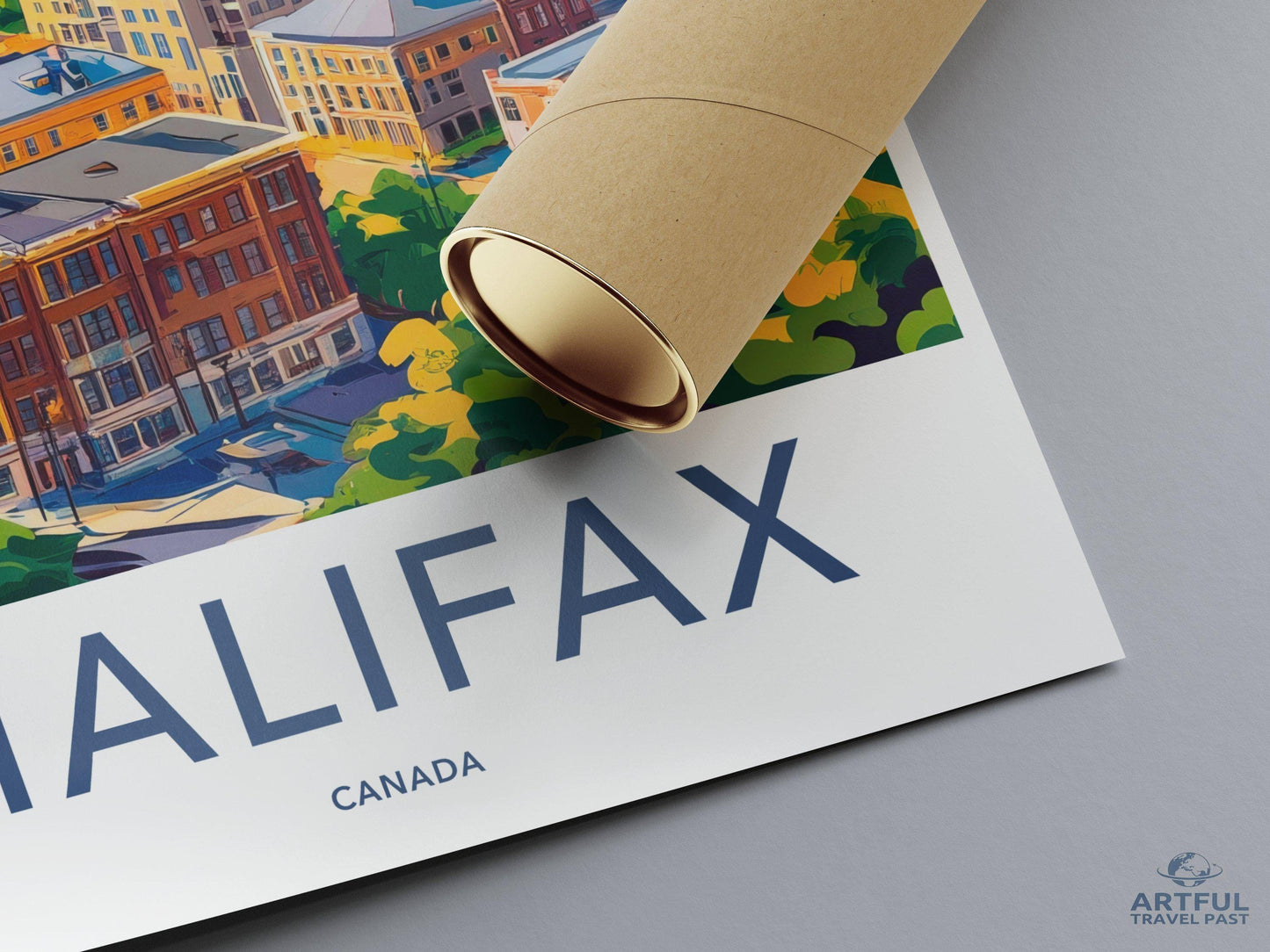 Halifax Poster | Canada Wall Art | North America Decor