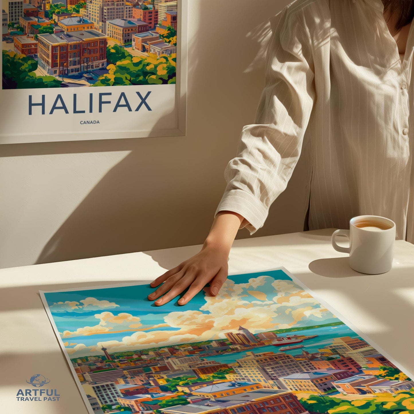 Halifax Poster | Canada Wall Art | North America Decor