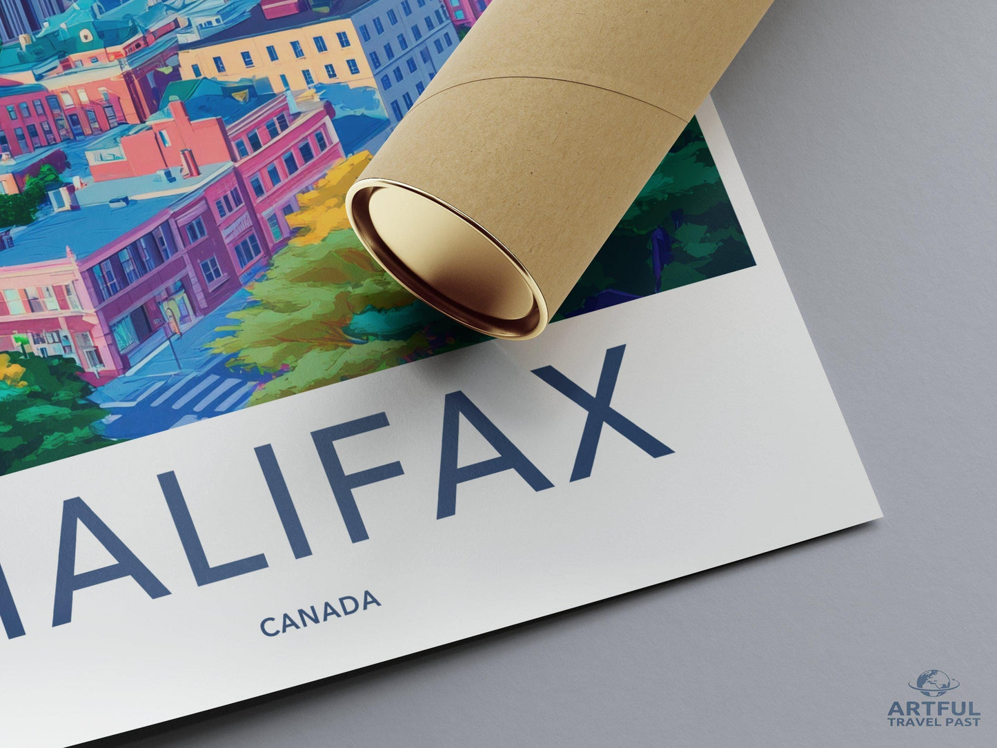 Halifax Poster | Canada Wall Art | North America Decor