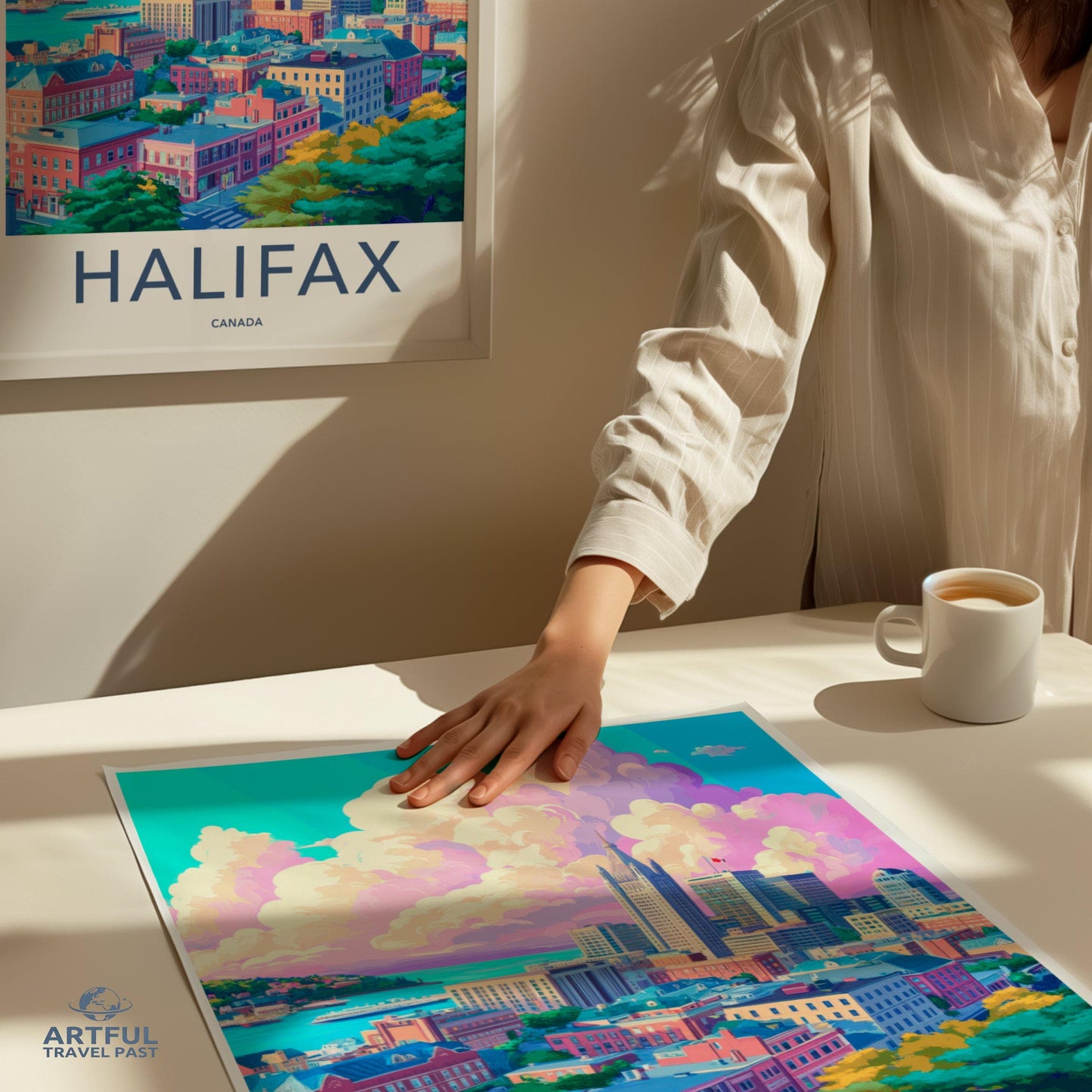 Halifax Poster | Canada Wall Art | North America Decor