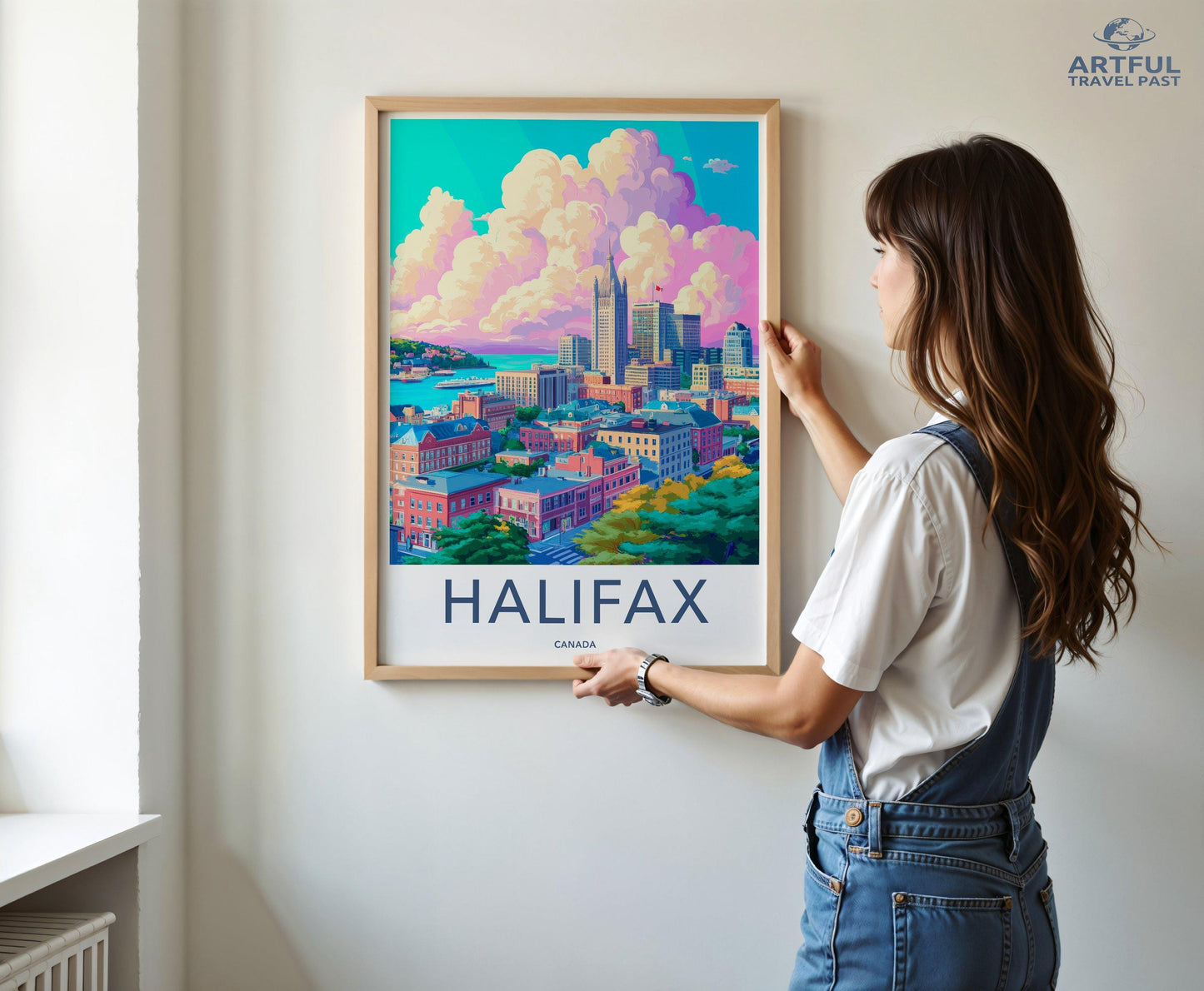 Halifax Poster | Canada Wall Art | North America Decor