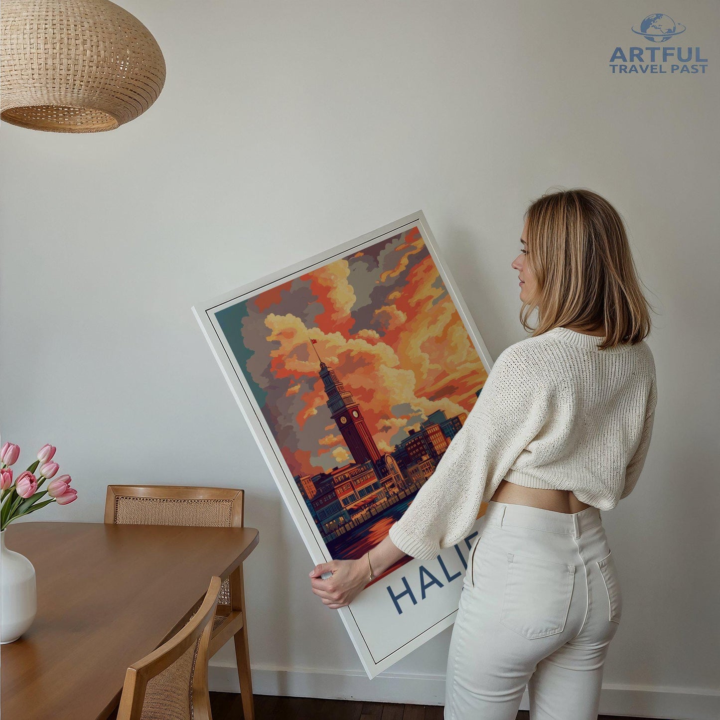 Halifax Poster | Canada Wall Art | North America Decor