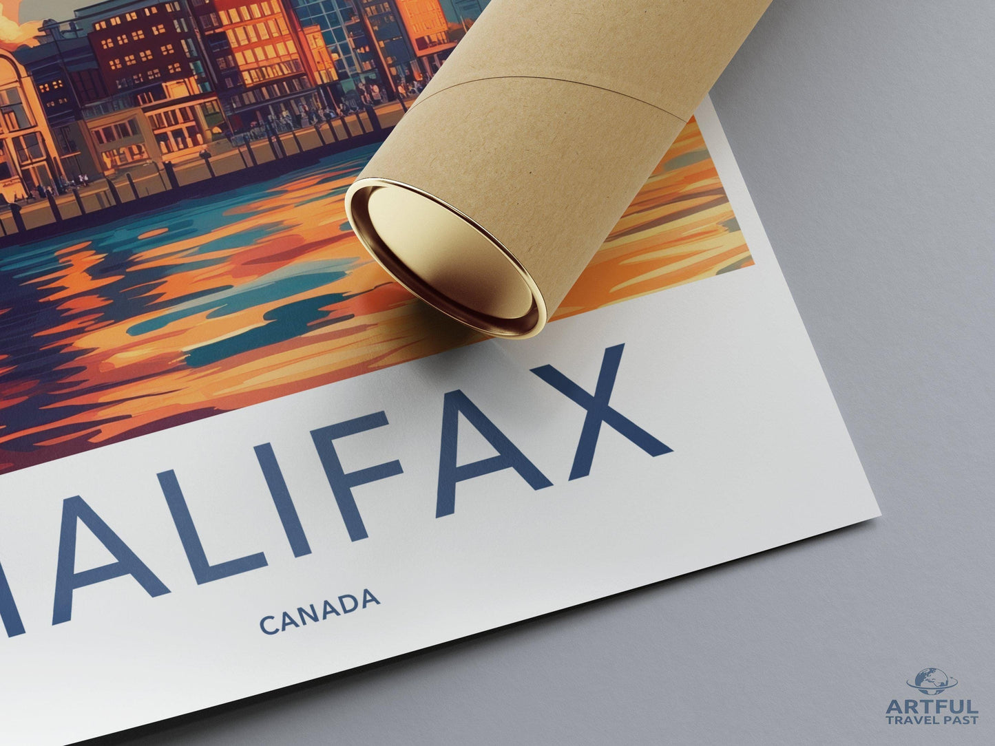 Halifax Poster | Canada Wall Art | North America Decor