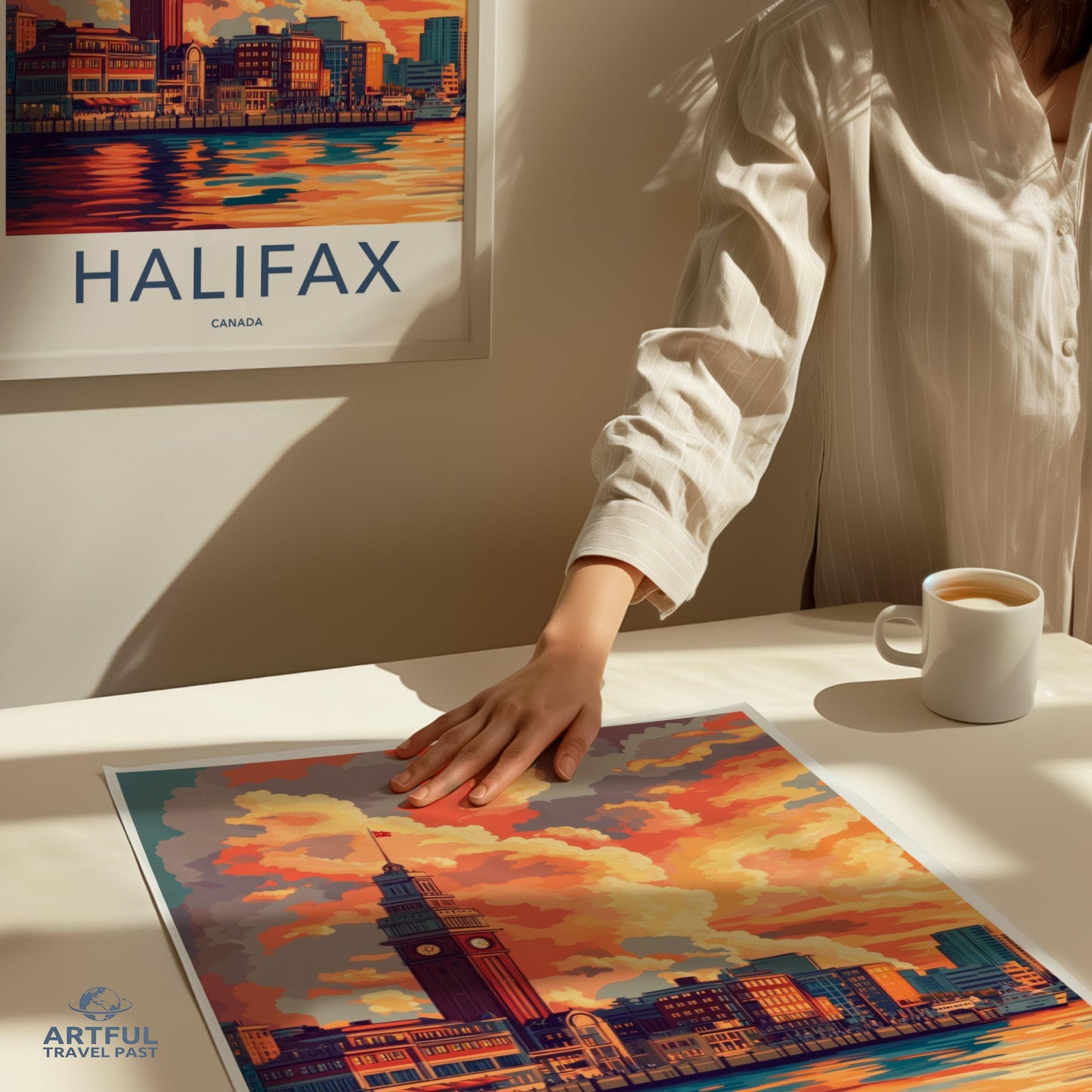 Halifax Poster | Canada Wall Art | North America Decor