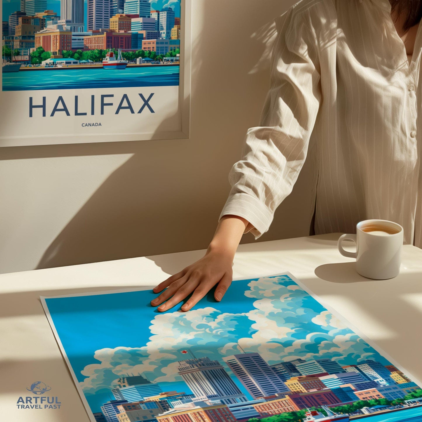 Halifax Poster | Canada Wall Art | North America Decor