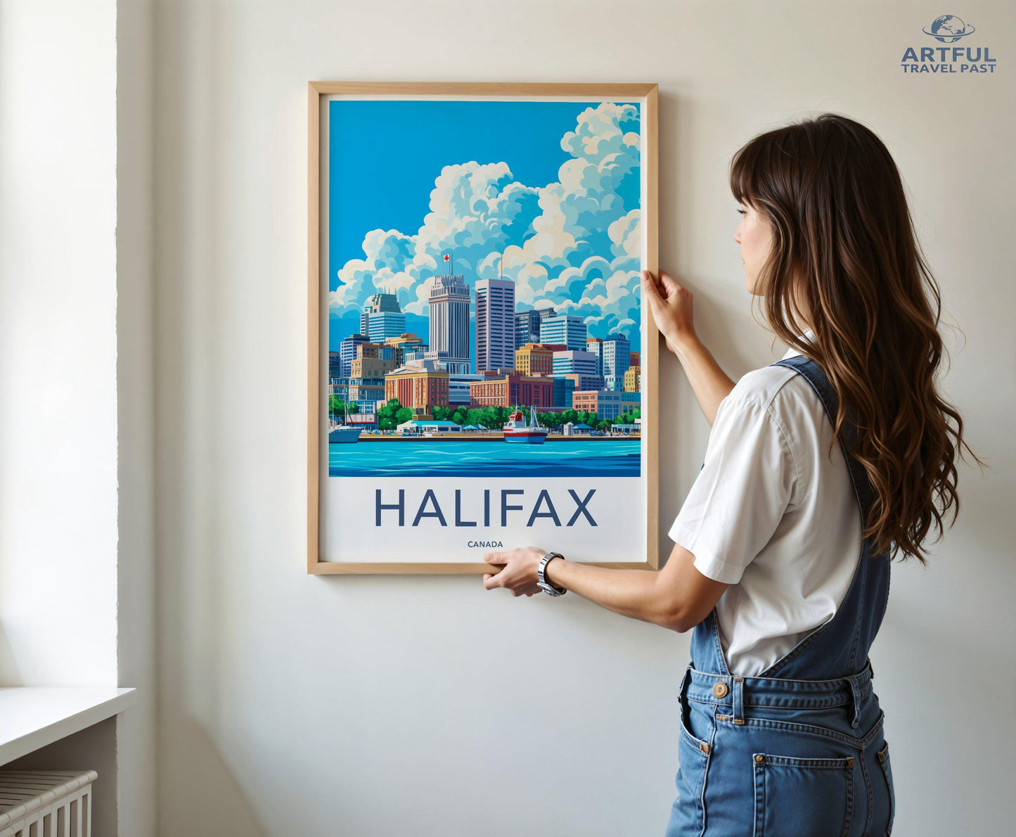 Halifax Poster | Canada Wall Art | North America Decor