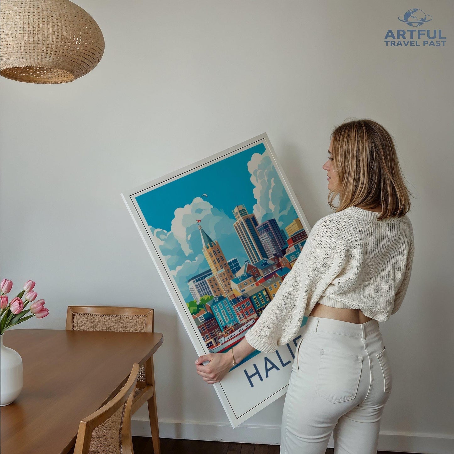 Halifax Poster | Canada Wall Art | North America Decor