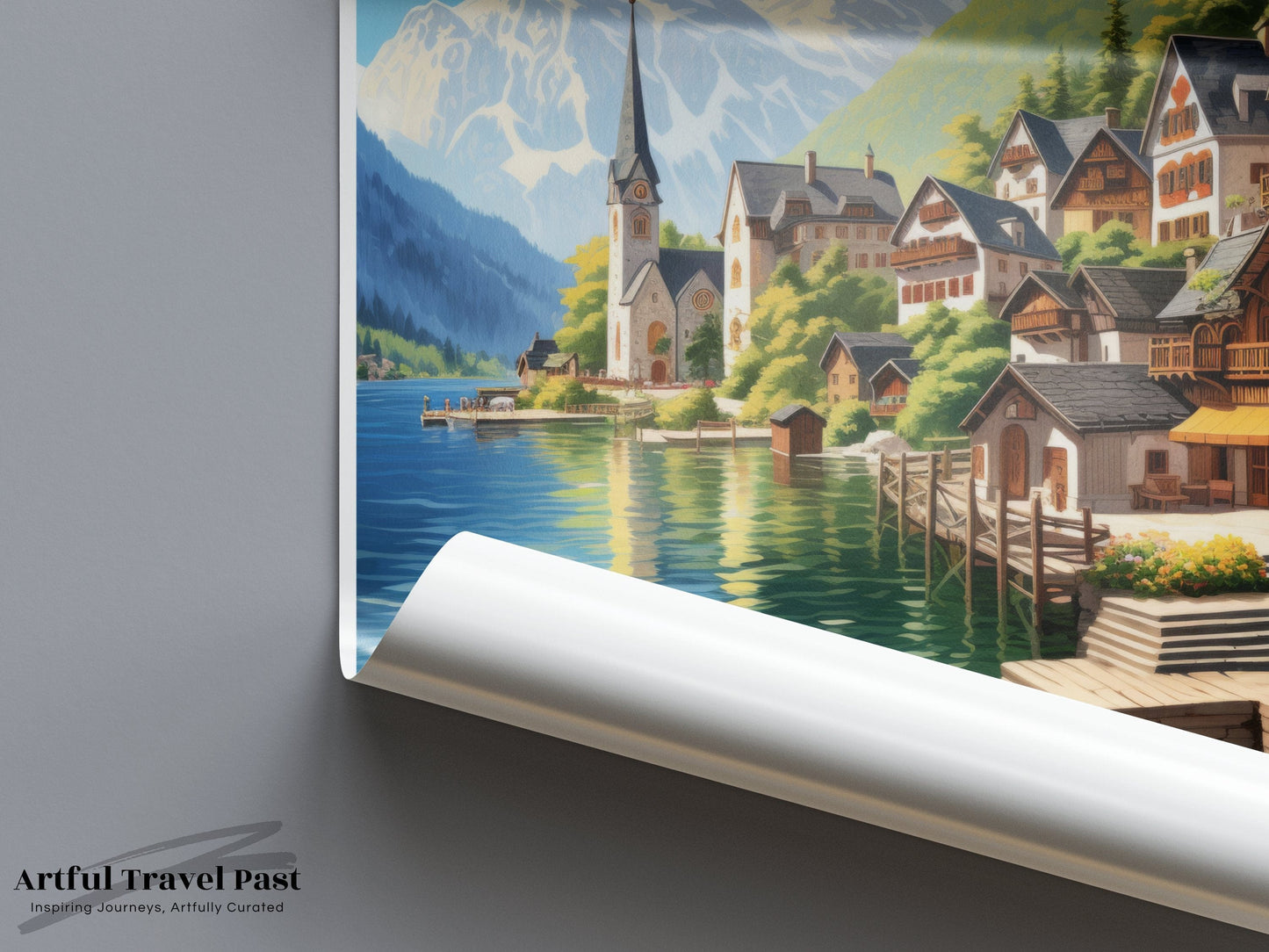 Hallstatt Poster - Austria Wall Art