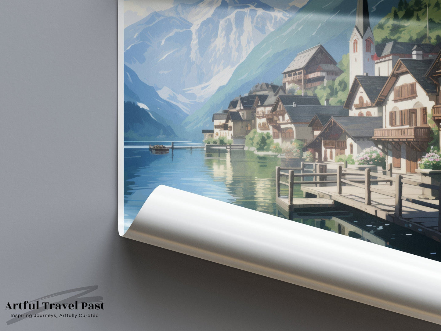 Hallstatt Poster - Austria Wall Art