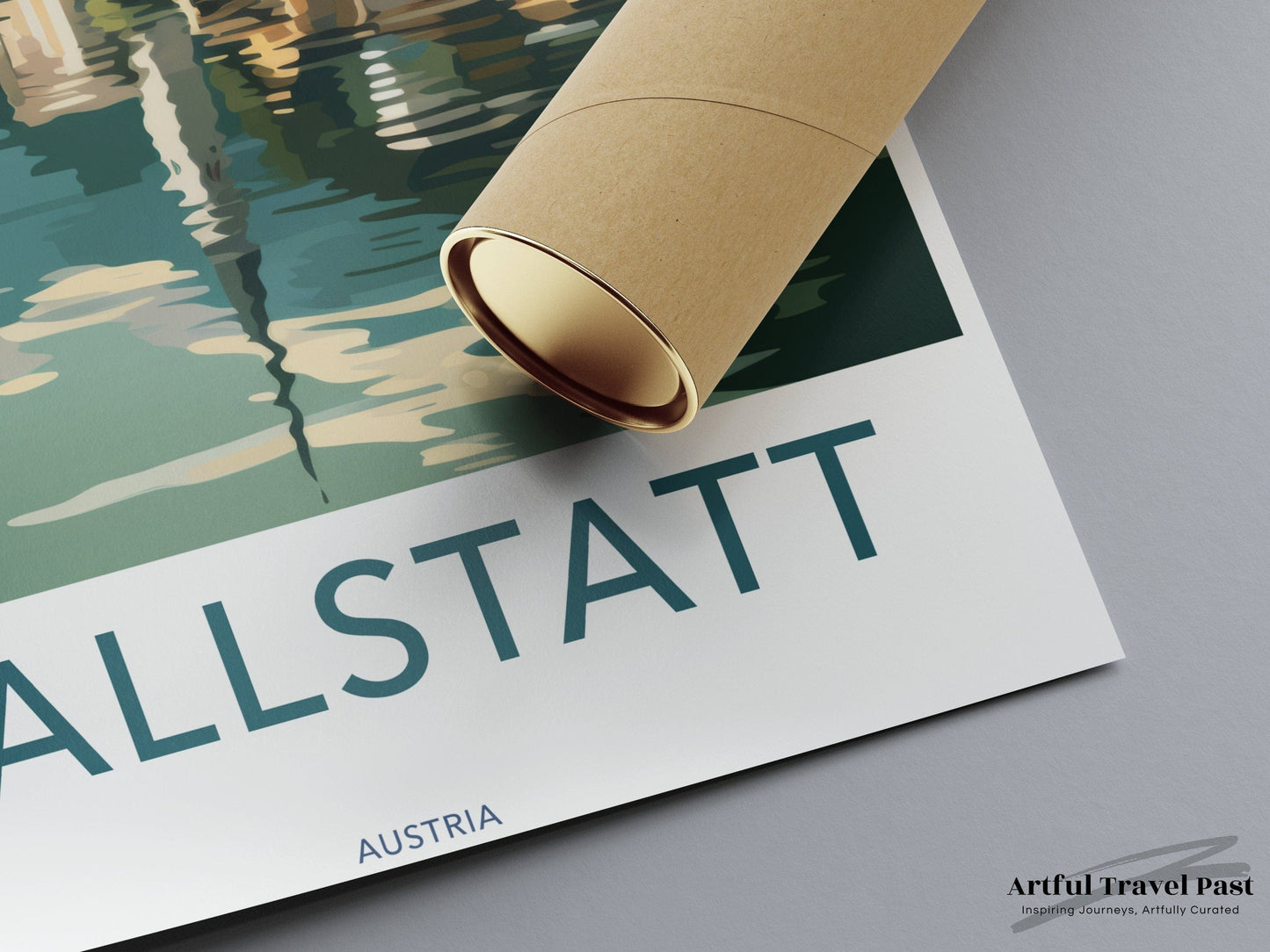 Hallstatt Poster | Austria Wall Art | Europe Decor