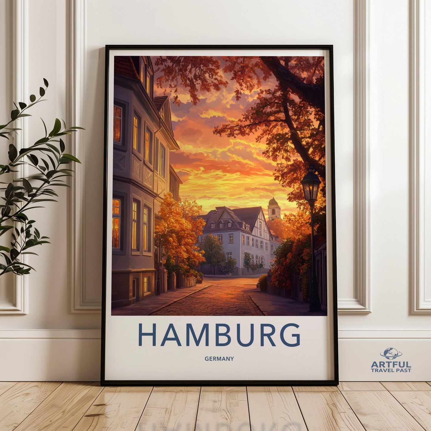 Hamburg Poster | Germany Wall Art | Europe Decor