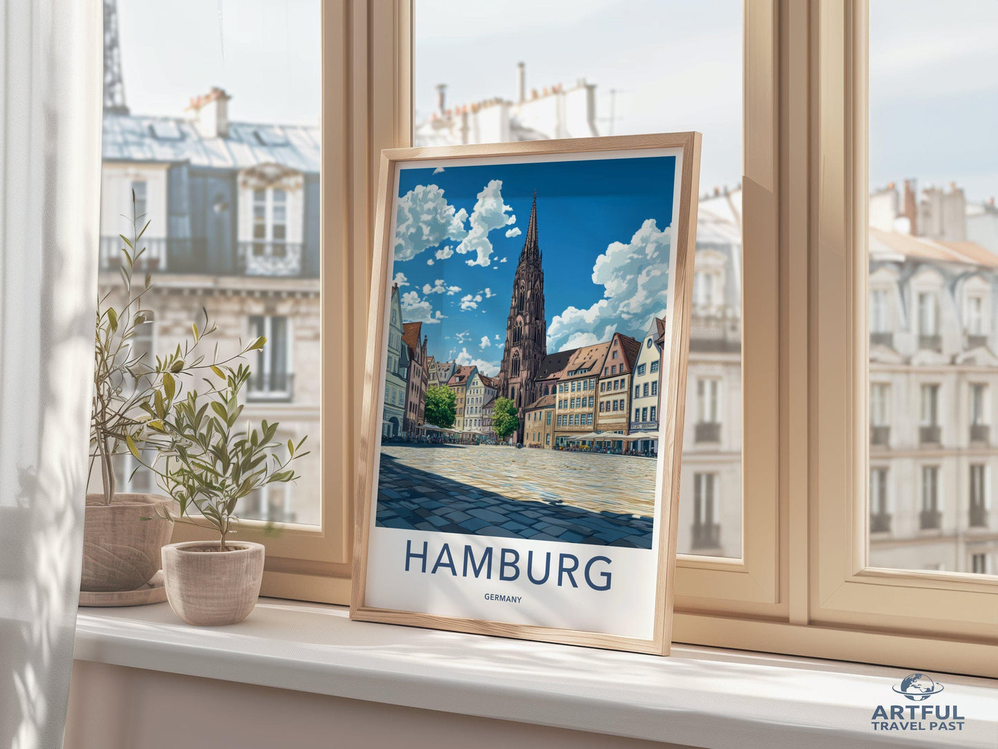 Hamburg Poster | Germany Wall Art | Europe Decor