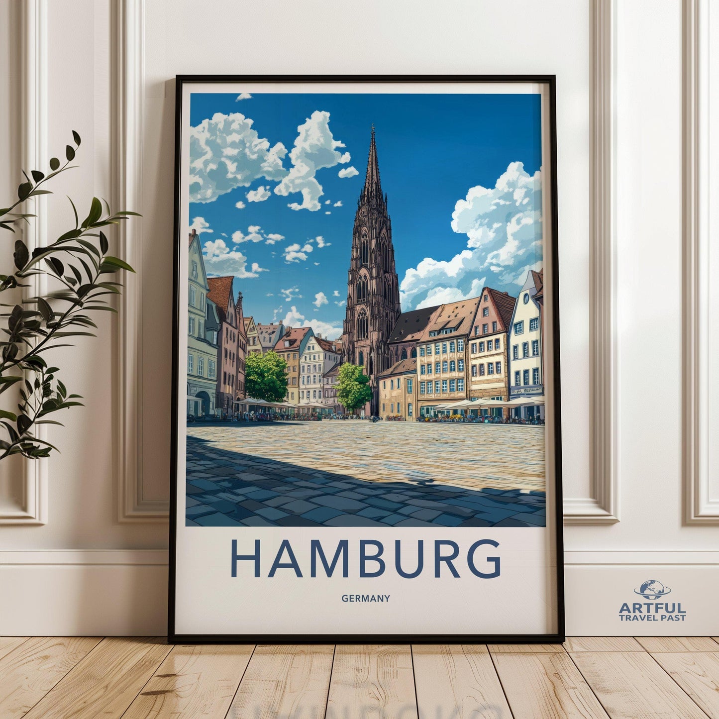 Hamburg Poster | Germany Wall Art | Europe Decor