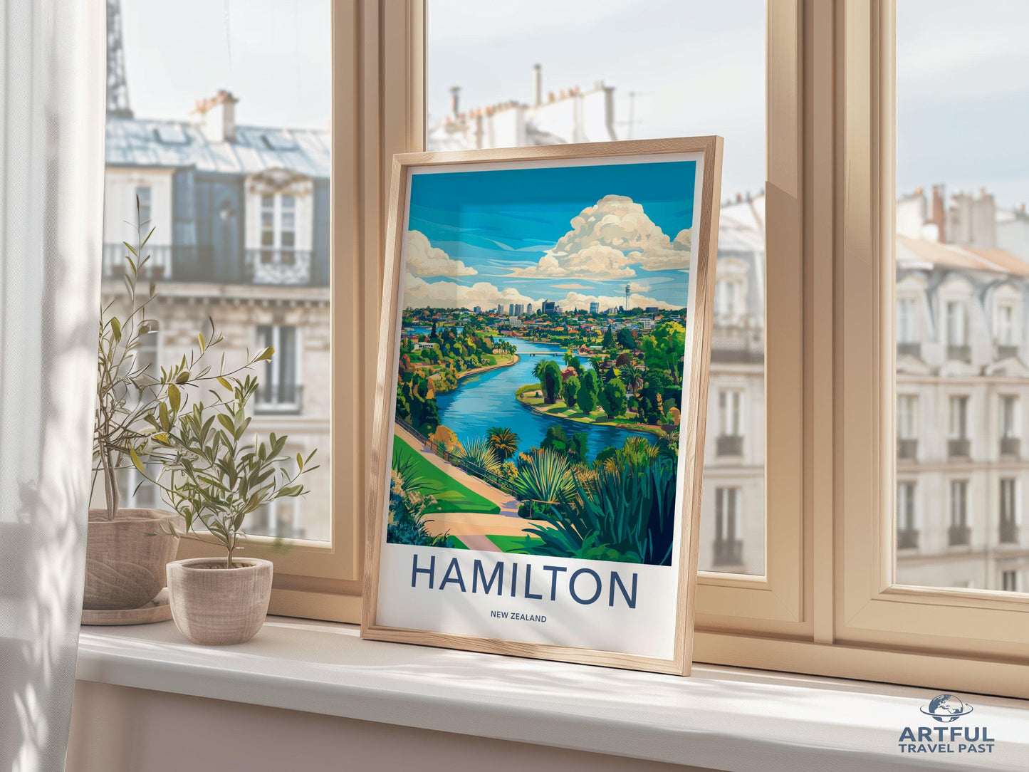 Hamilton Poster - New Zealand Wall Art